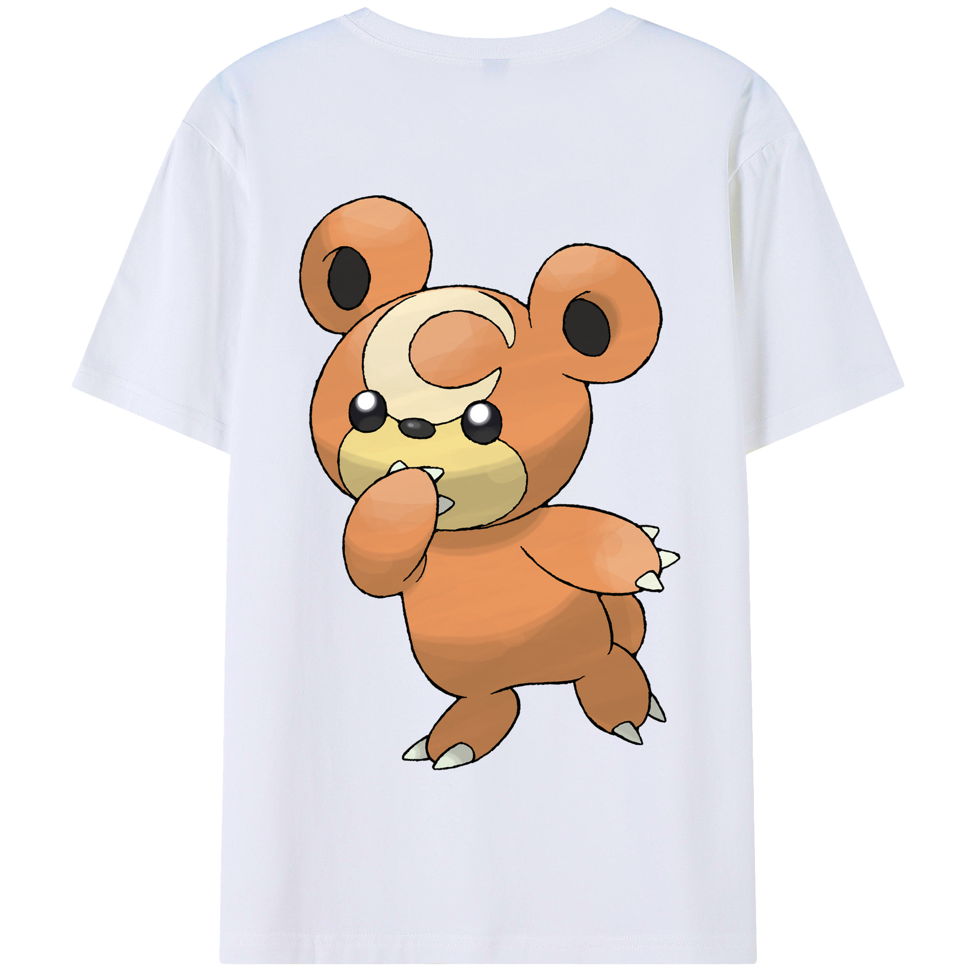 （画像用） ポケットモンスター Pokémon 綿100％半袖Tシャツ（背面プリント）