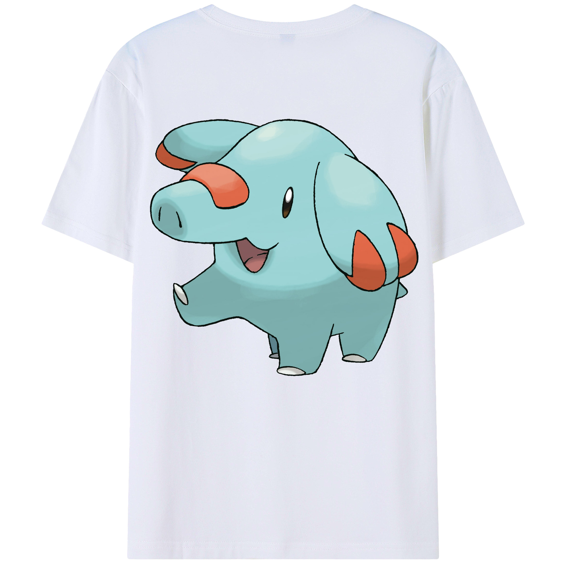 （画像用） ポケットモンスター Pokémon 綿100％半袖Tシャツ（背面プリント）