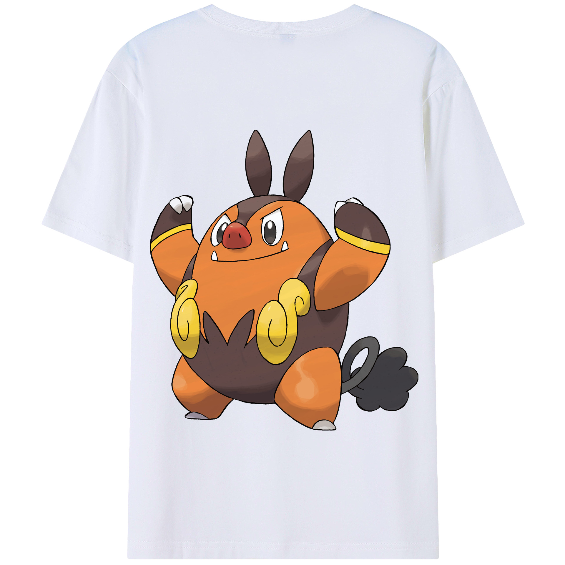 （画像用） ポケットモンスター Pokémon 綿100％半袖Tシャツ（背面プリント）