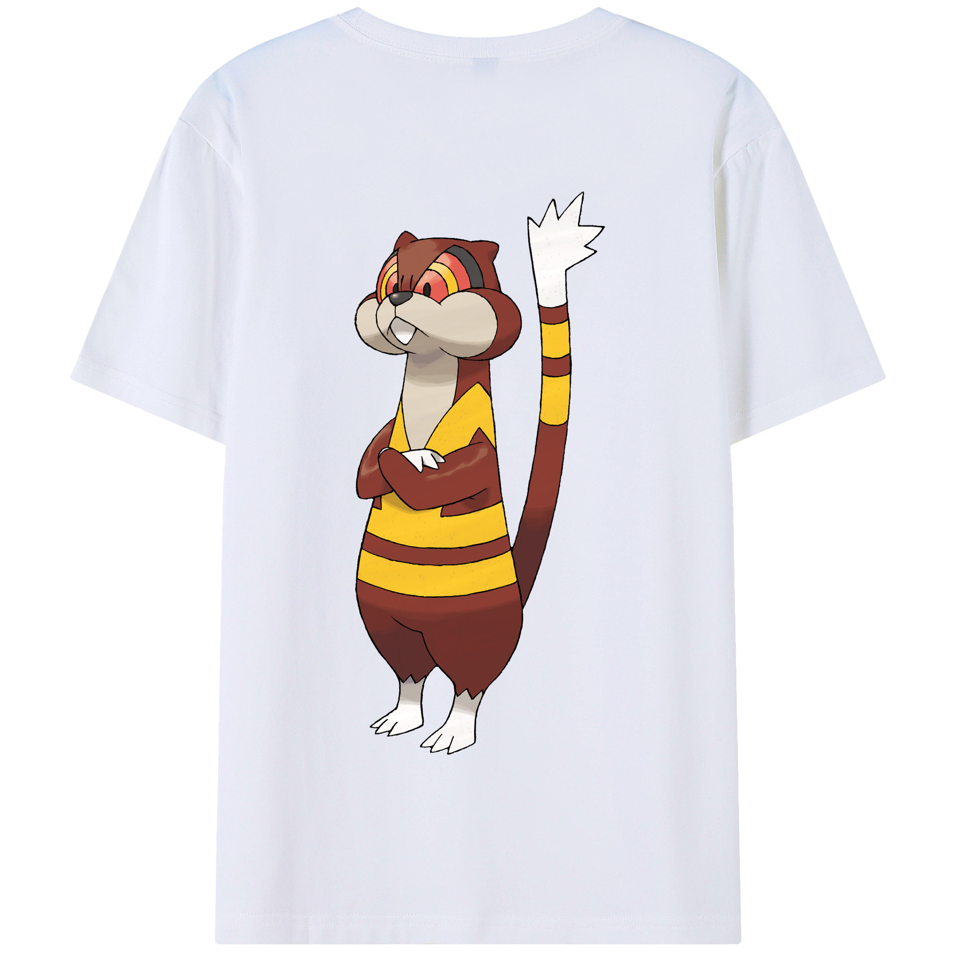 （画像用） ポケットモンスター Pokémon 綿100％半袖Tシャツ（背面プリント）