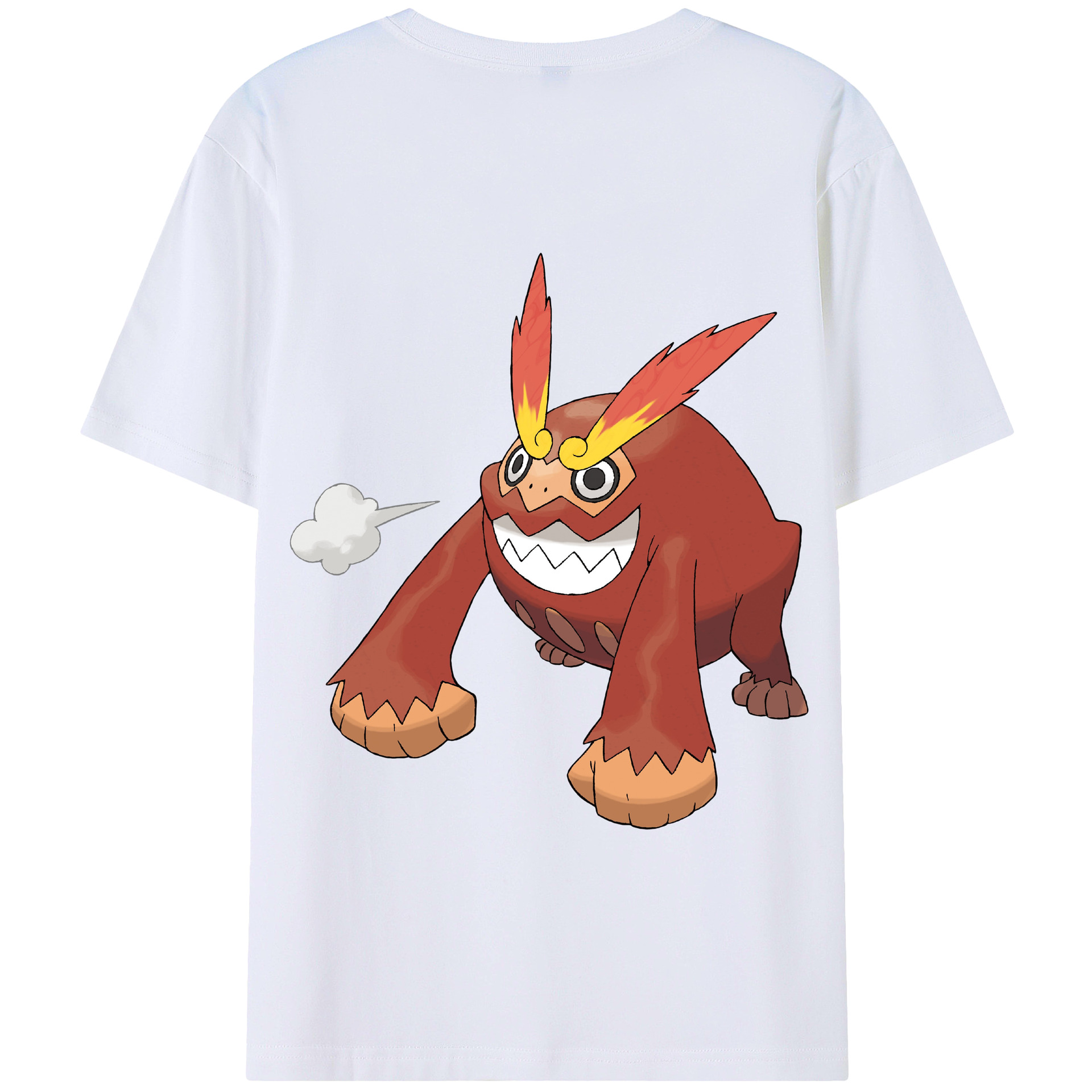 （画像用） ポケットモンスター Pokémon 綿100％半袖Tシャツ（背面プリント）