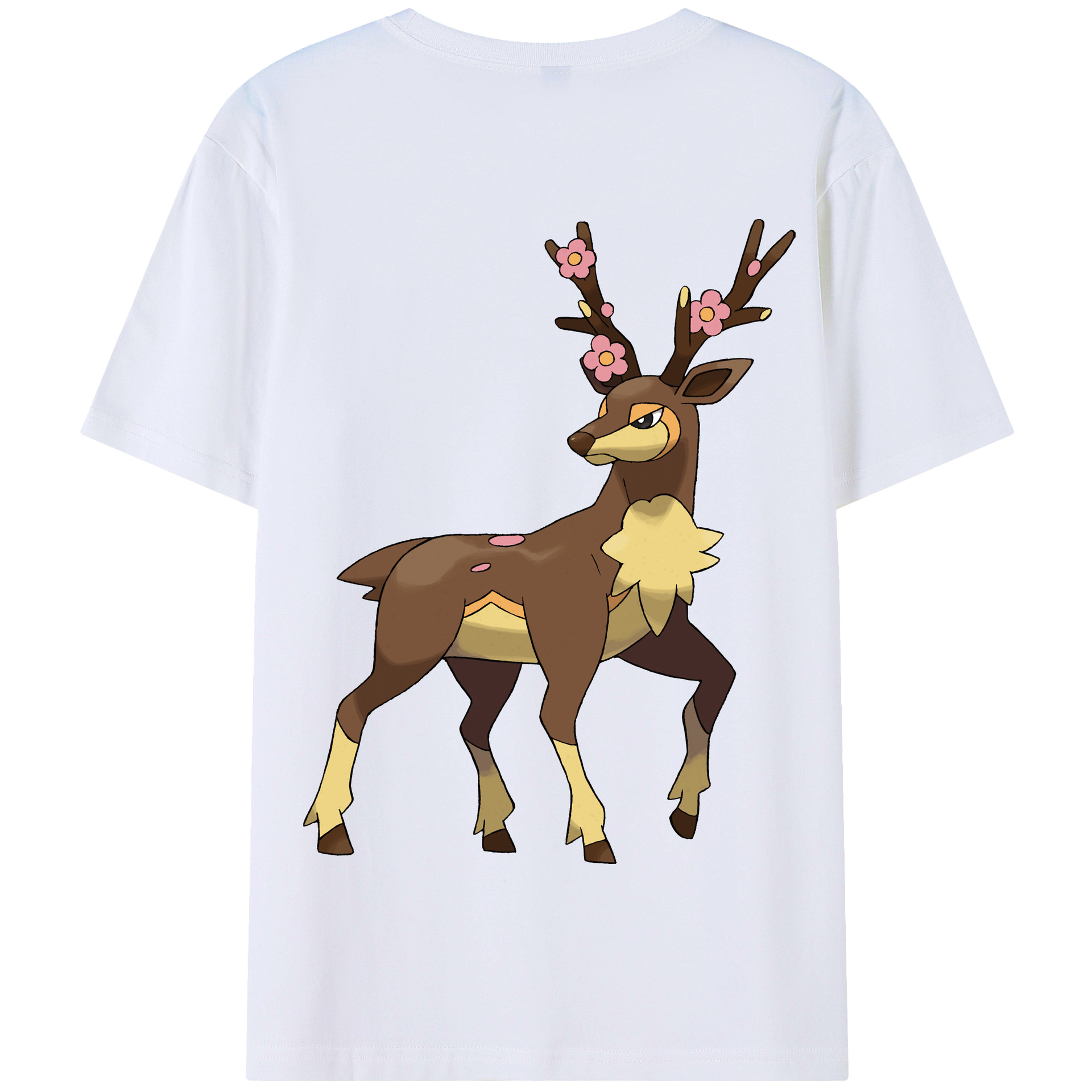 （画像用） ポケットモンスター Pokémon 綿100％半袖Tシャツ（背面プリント）