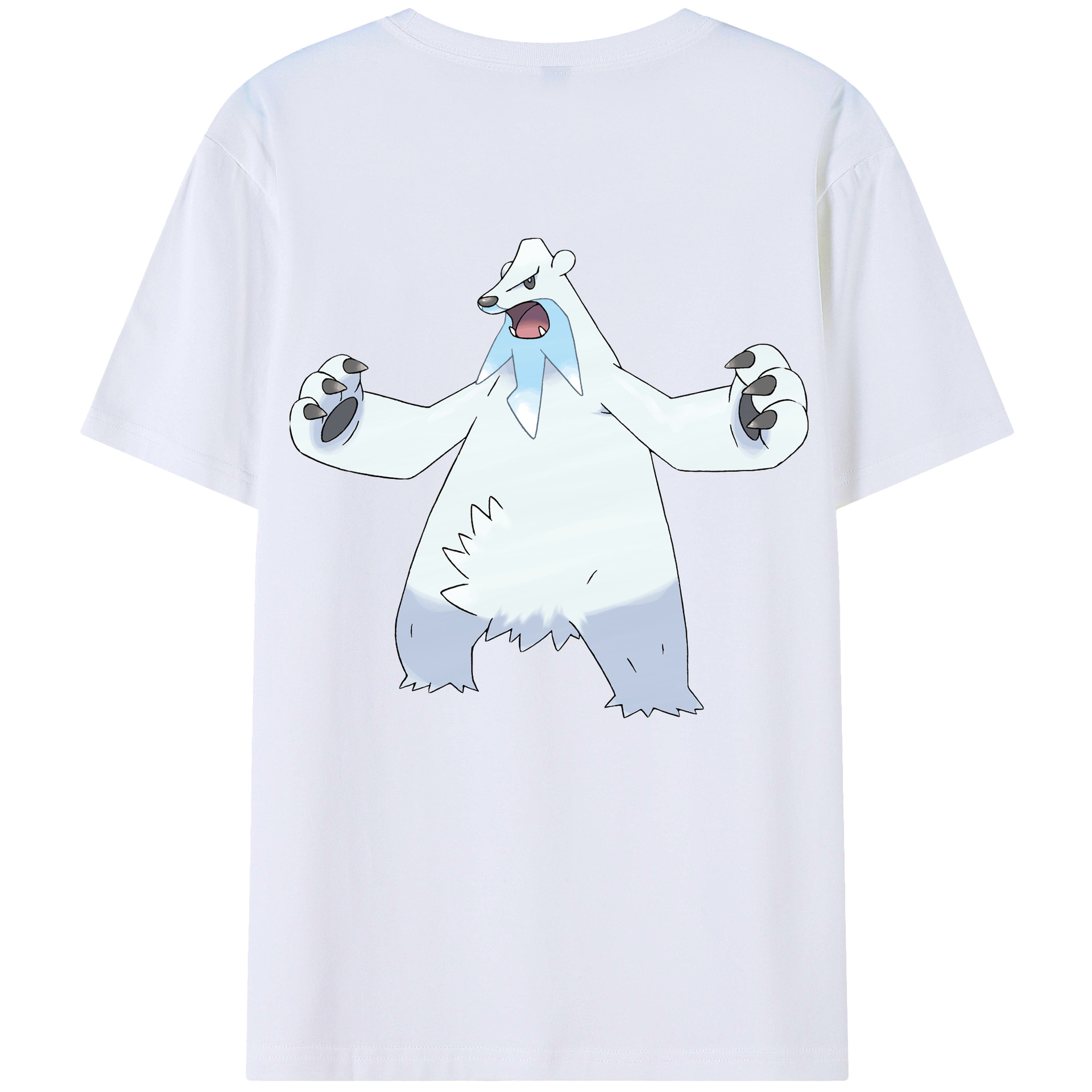 （画像用） ポケットモンスター Pokémon 綿100％半袖Tシャツ（背面プリント）