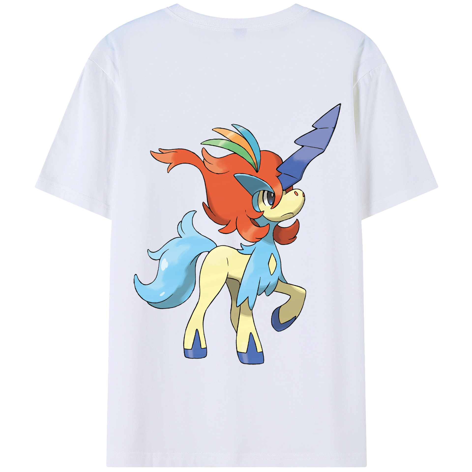 （画像用） ポケットモンスター Pokémon 綿100％半袖Tシャツ（背面プリント）