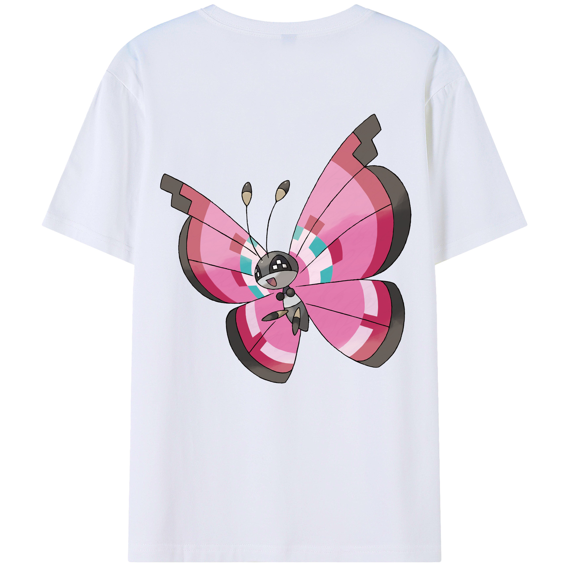 （画像用） ポケットモンスター Pokémon 綿100％半袖Tシャツ（背面プリント）