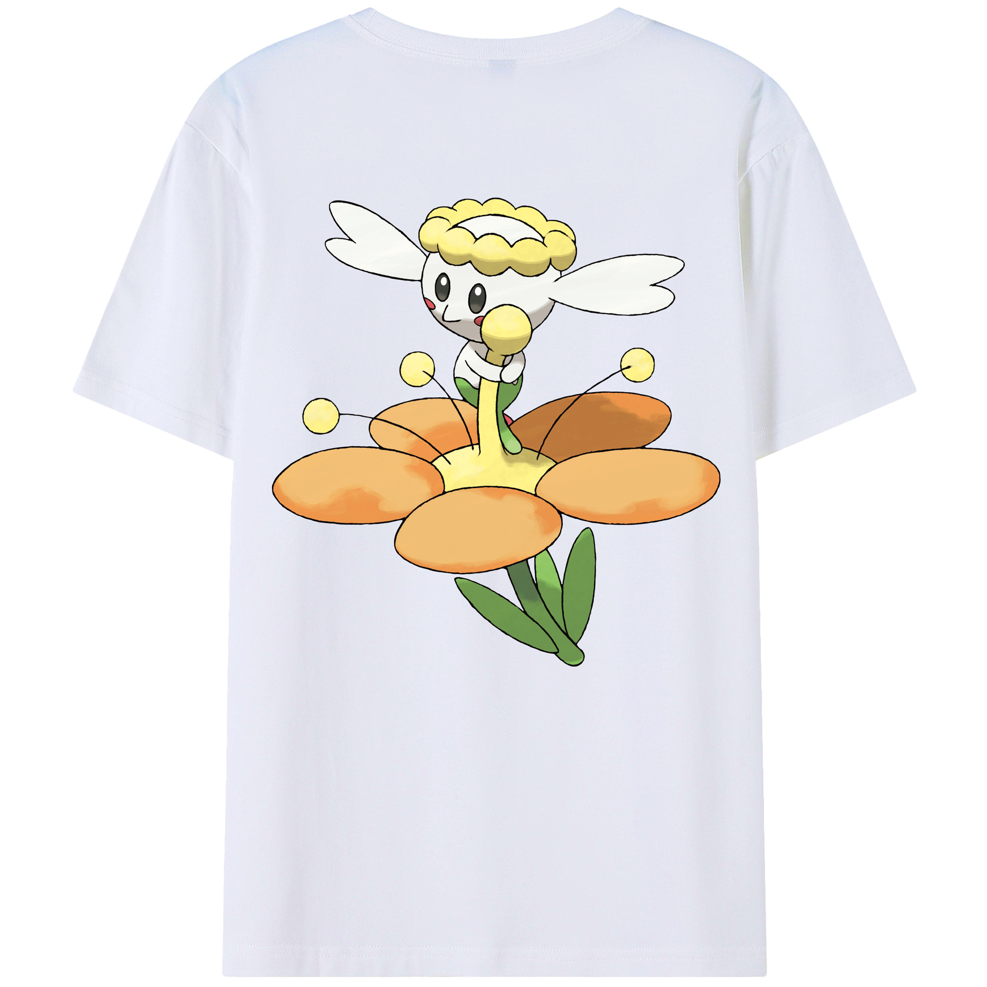 （画像用） ポケットモンスター Pokémon 綿100％半袖Tシャツ（背面プリント）