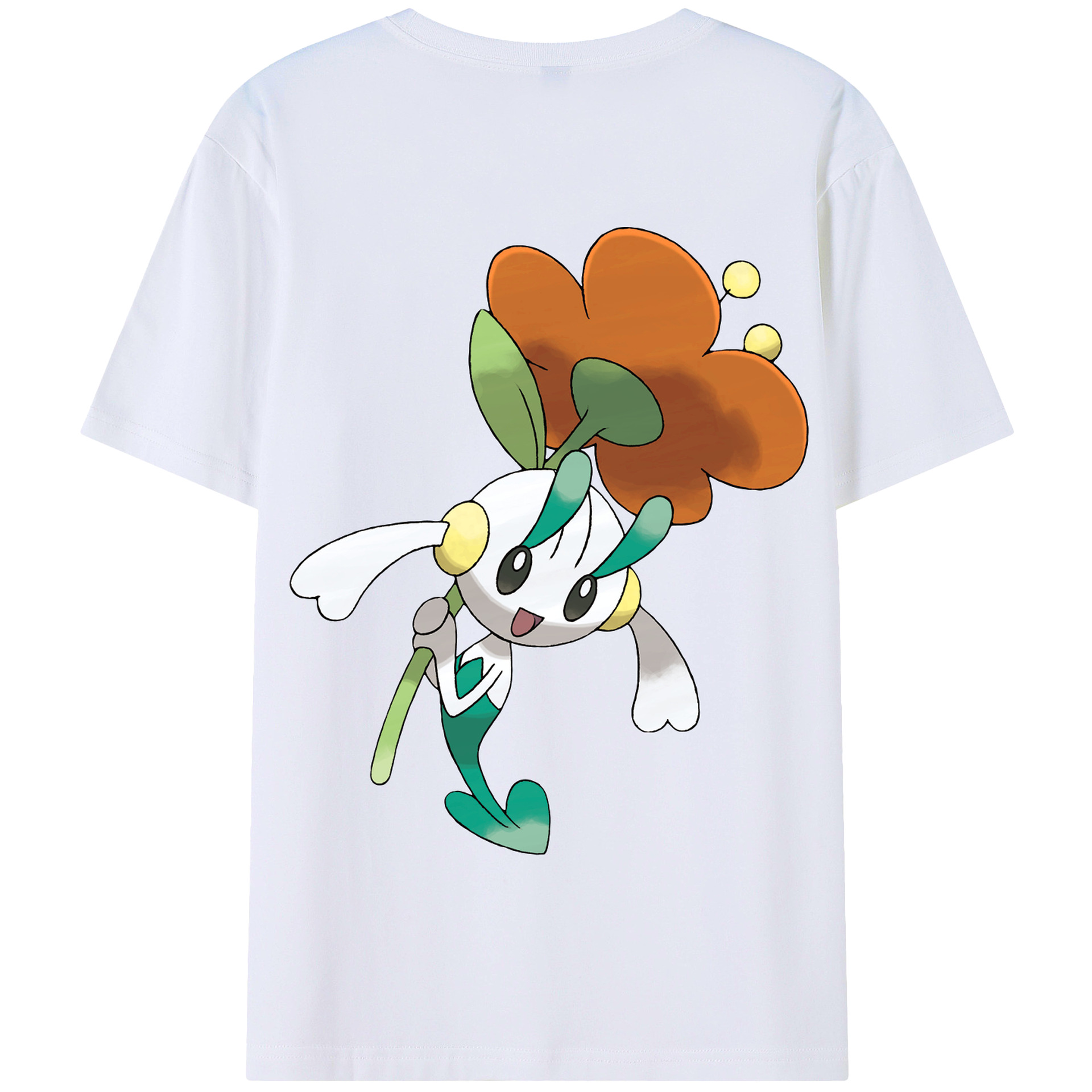 （画像用） ポケットモンスター Pokémon 綿100％半袖Tシャツ（背面プリント）