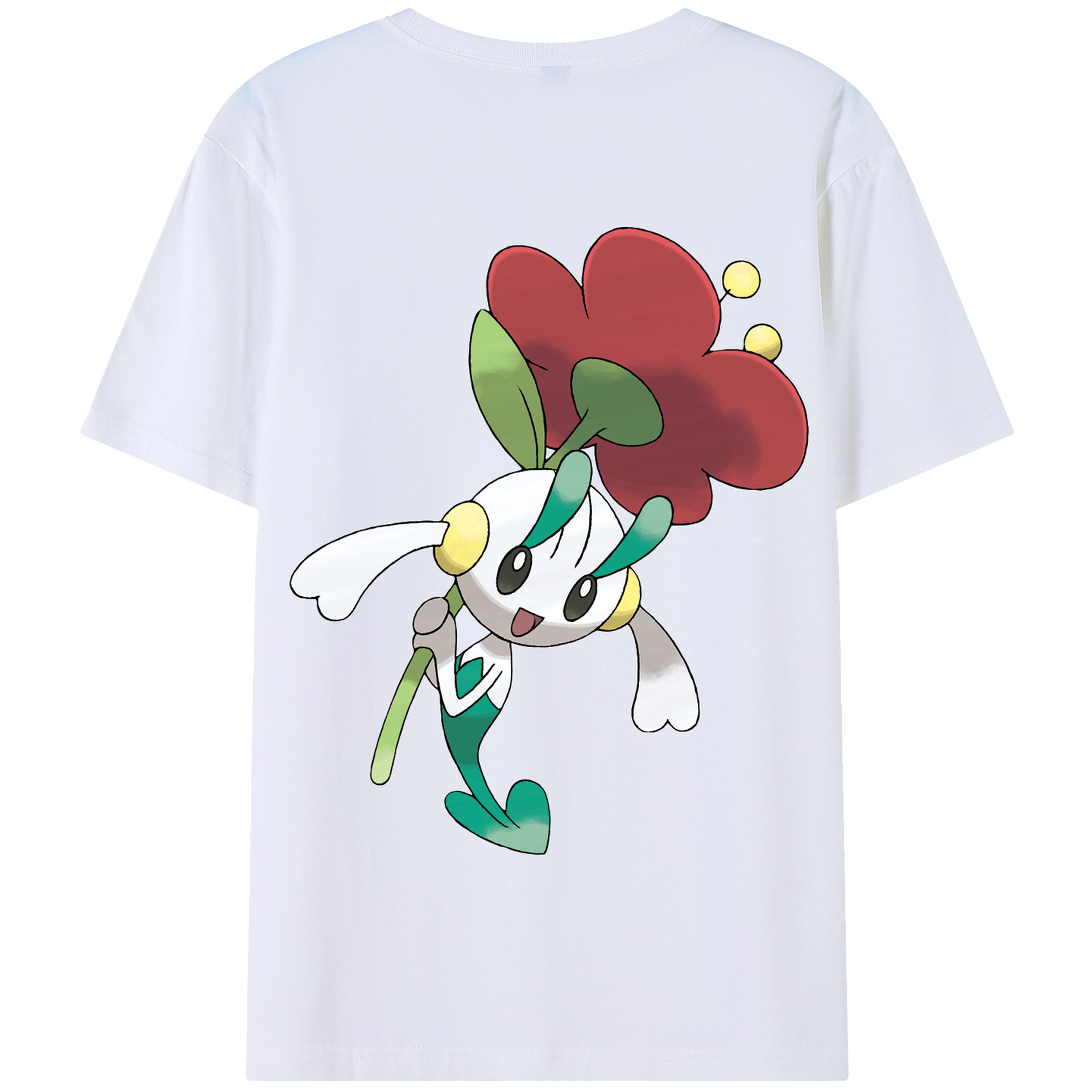 （画像用） ポケットモンスター Pokémon 綿100％半袖Tシャツ（背面プリント）