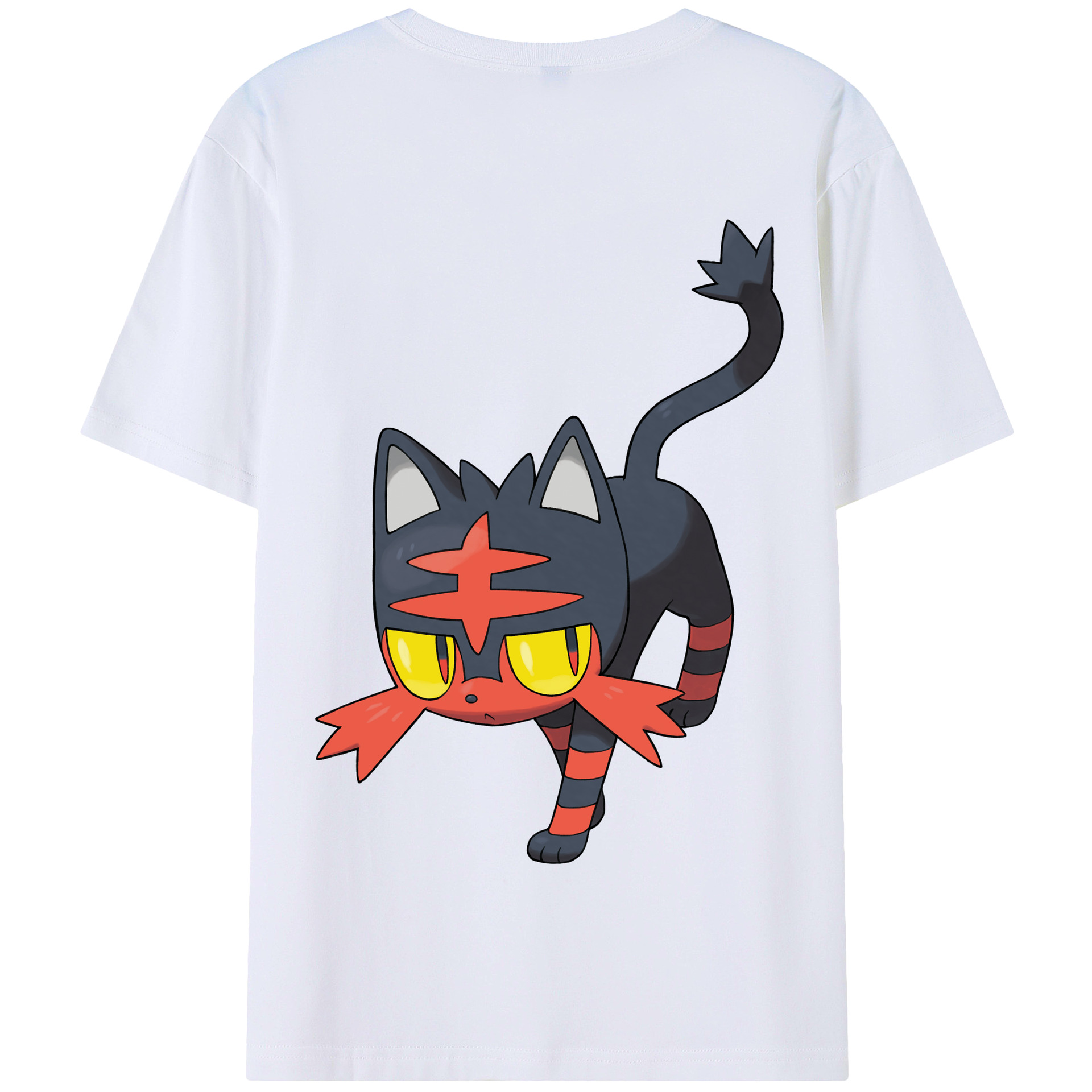 （画像用） ポケットモンスター Pokémon 綿100％半袖Tシャツ（背面プリント）