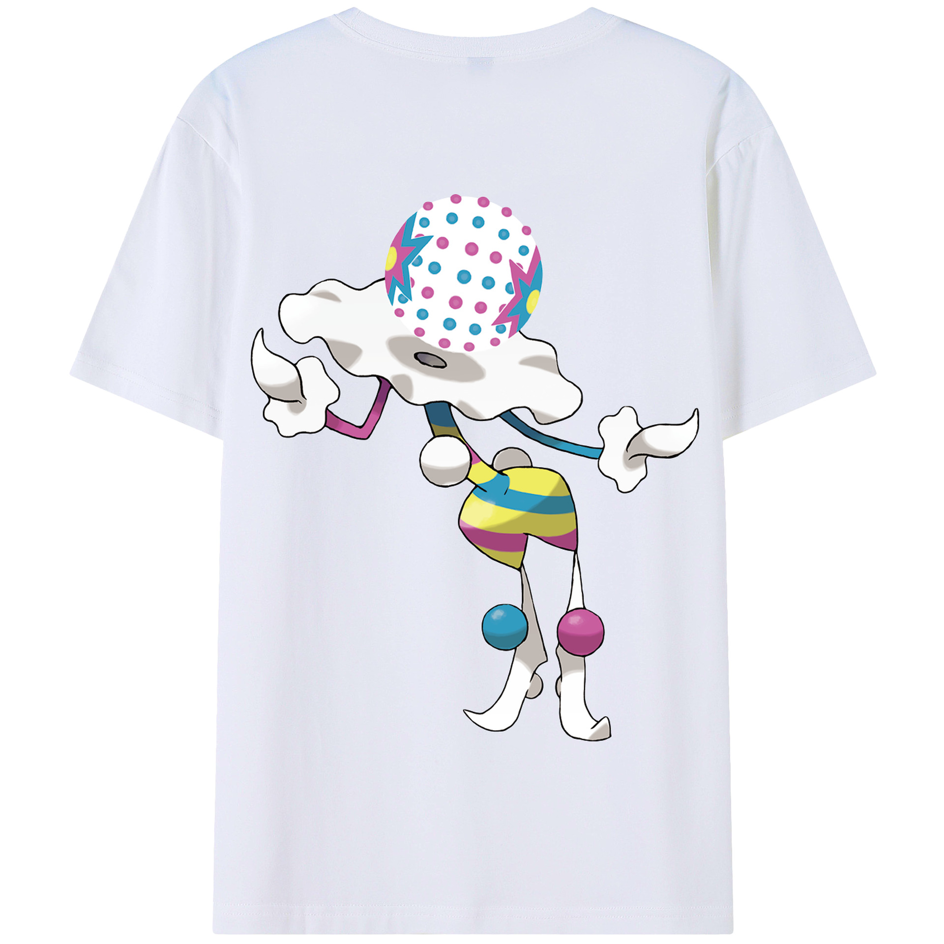 （画像用） ポケットモンスター Pokémon 綿100％半袖Tシャツ（背面プリント）