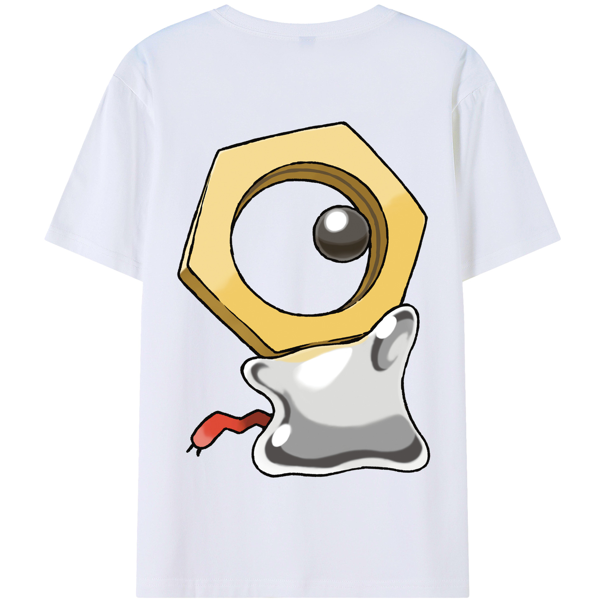 （画像用） ポケットモンスター Pokémon 綿100％半袖Tシャツ（背面プリント）