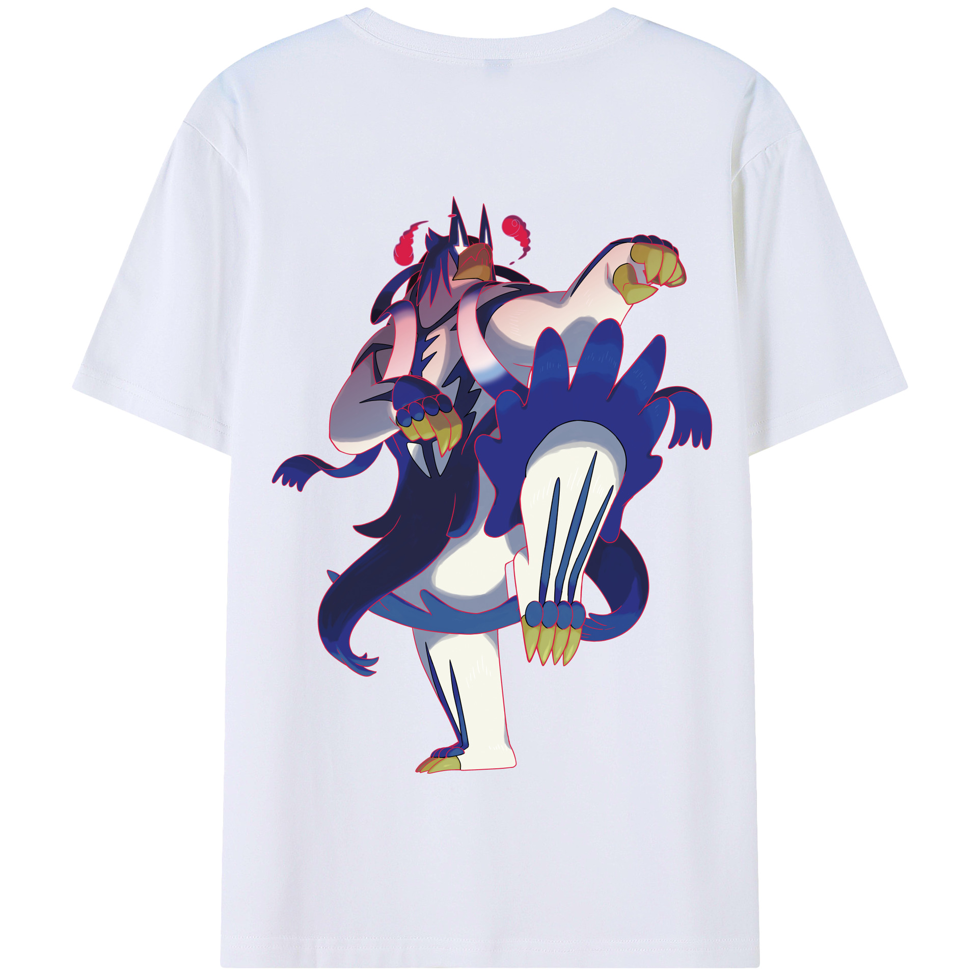 （画像用） ポケットモンスター Pokémon 綿100％半袖Tシャツ（背面プリント）
