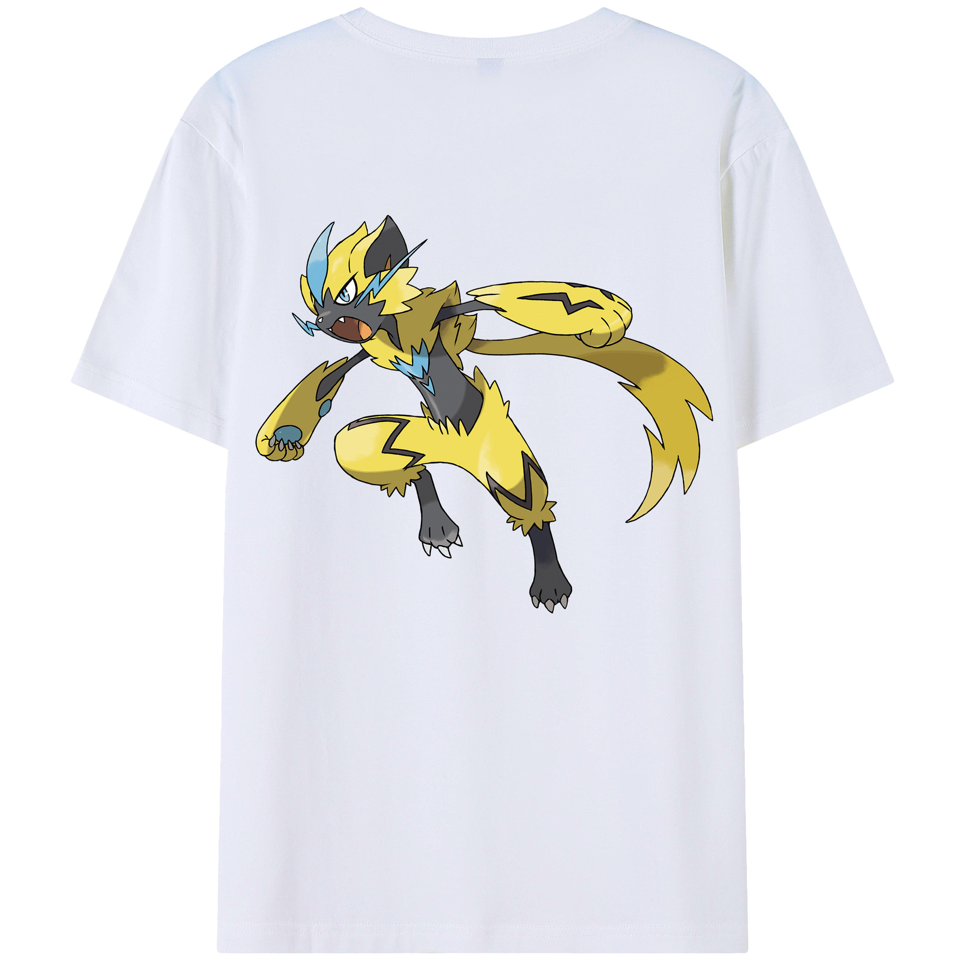 （画像用） ポケットモンスター Pokémon 綿100％半袖Tシャツ（背面プリント）