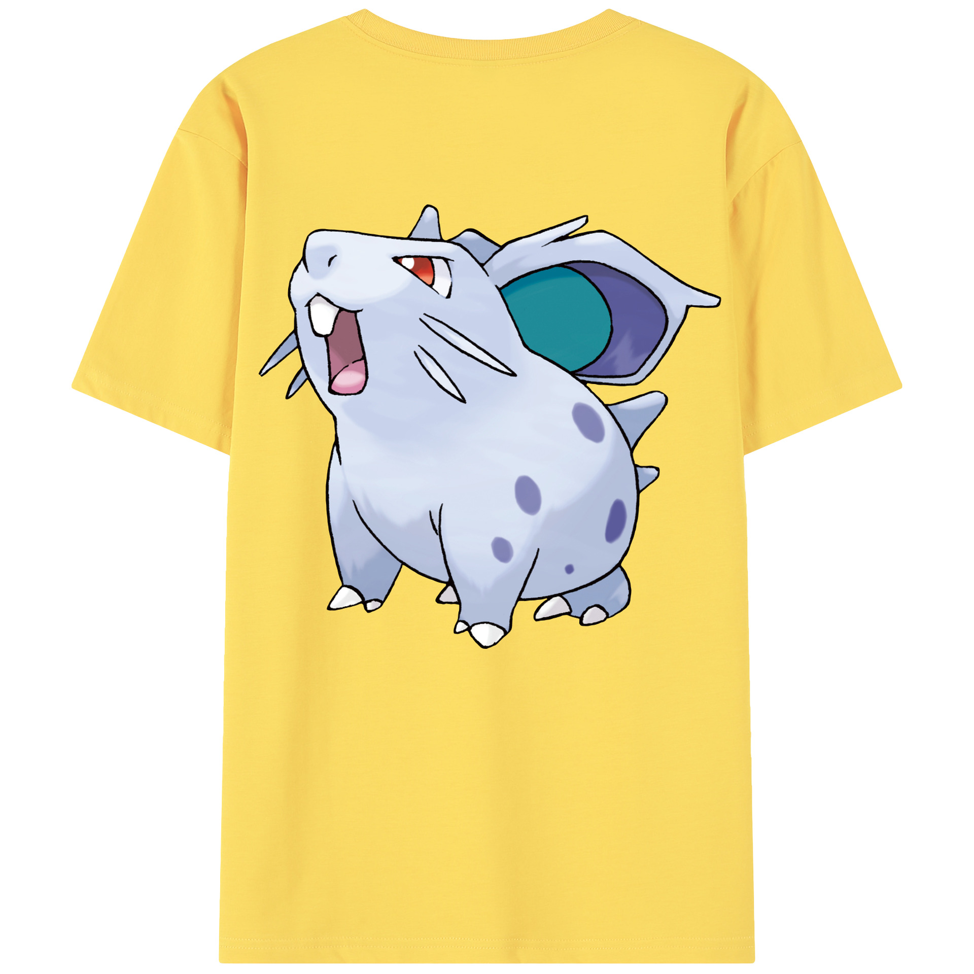 （画像用） ポケットモンスター Pokémon 綿100％半袖Tシャツ（背面プリント）