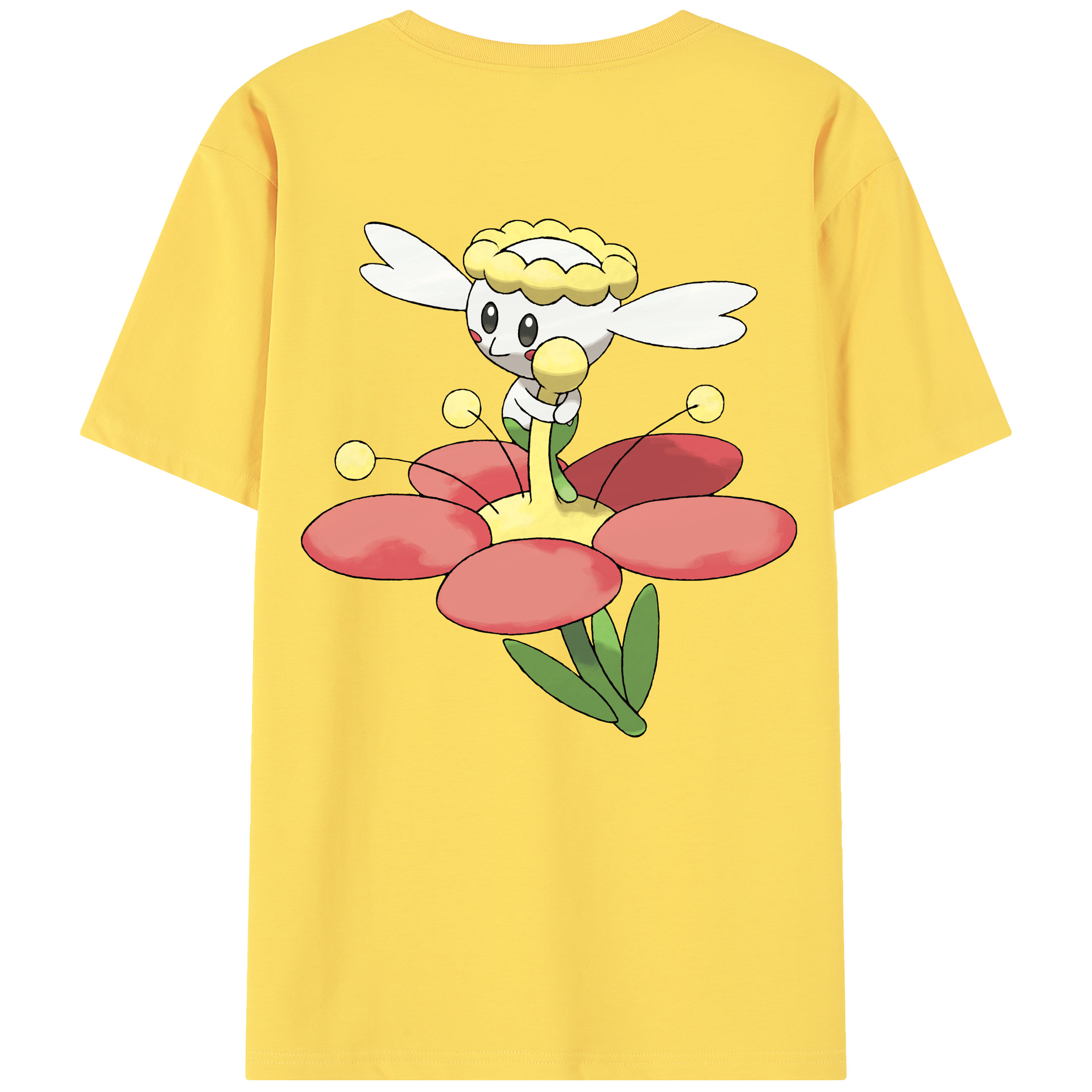（画像用） ポケットモンスター Pokémon 綿100％半袖Tシャツ（背面プリント）