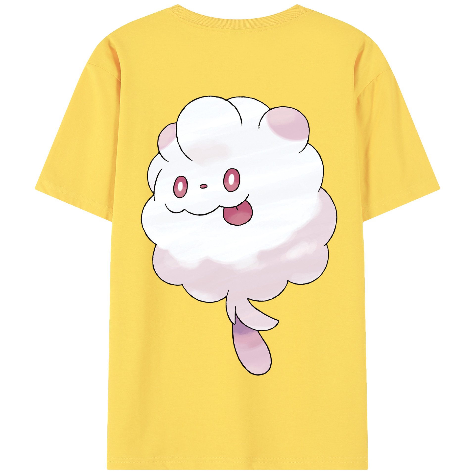 （画像用） ポケットモンスター Pokémon 綿100％半袖Tシャツ（背面プリント）