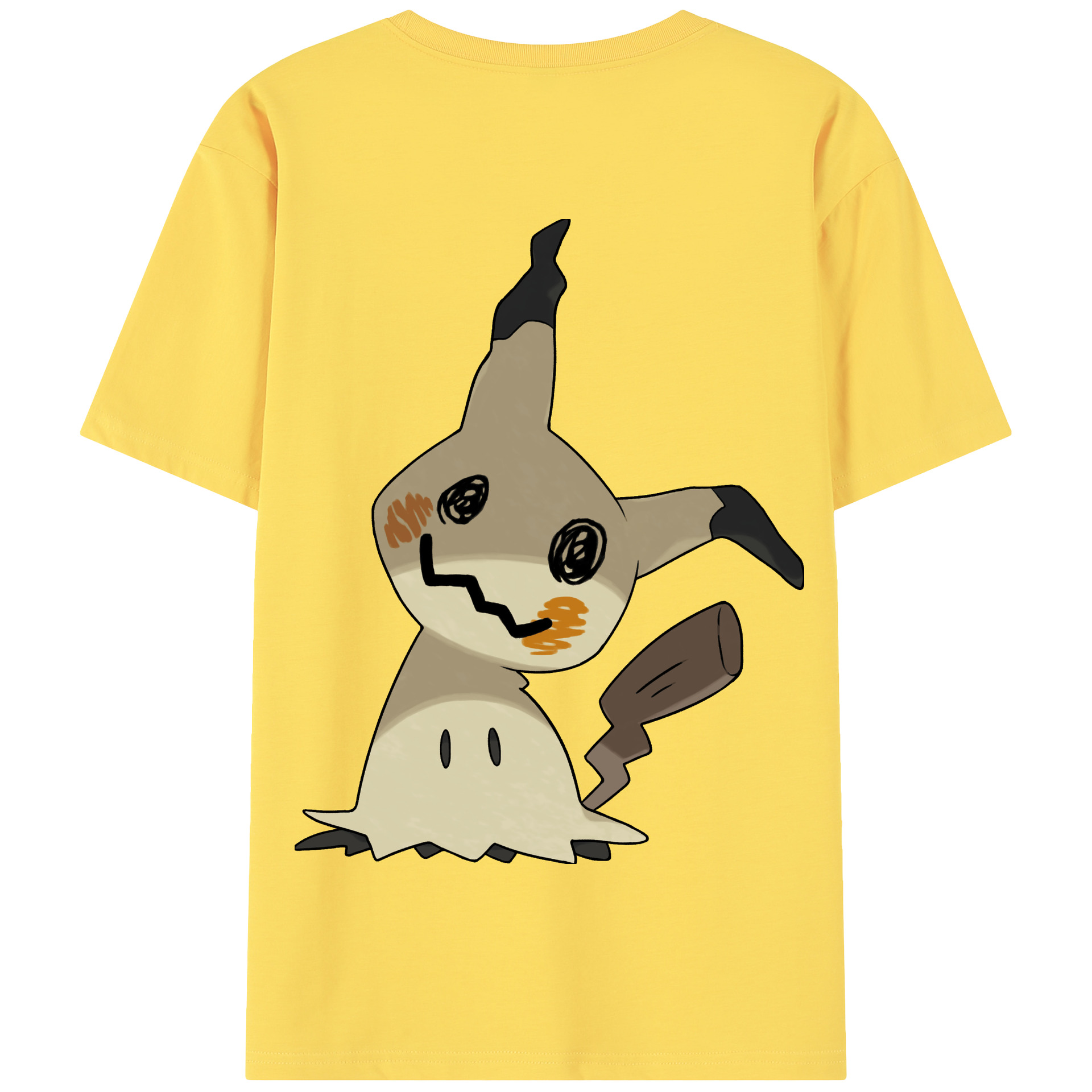（画像用） ポケットモンスター Pokémon 綿100％半袖Tシャツ（背面プリント）