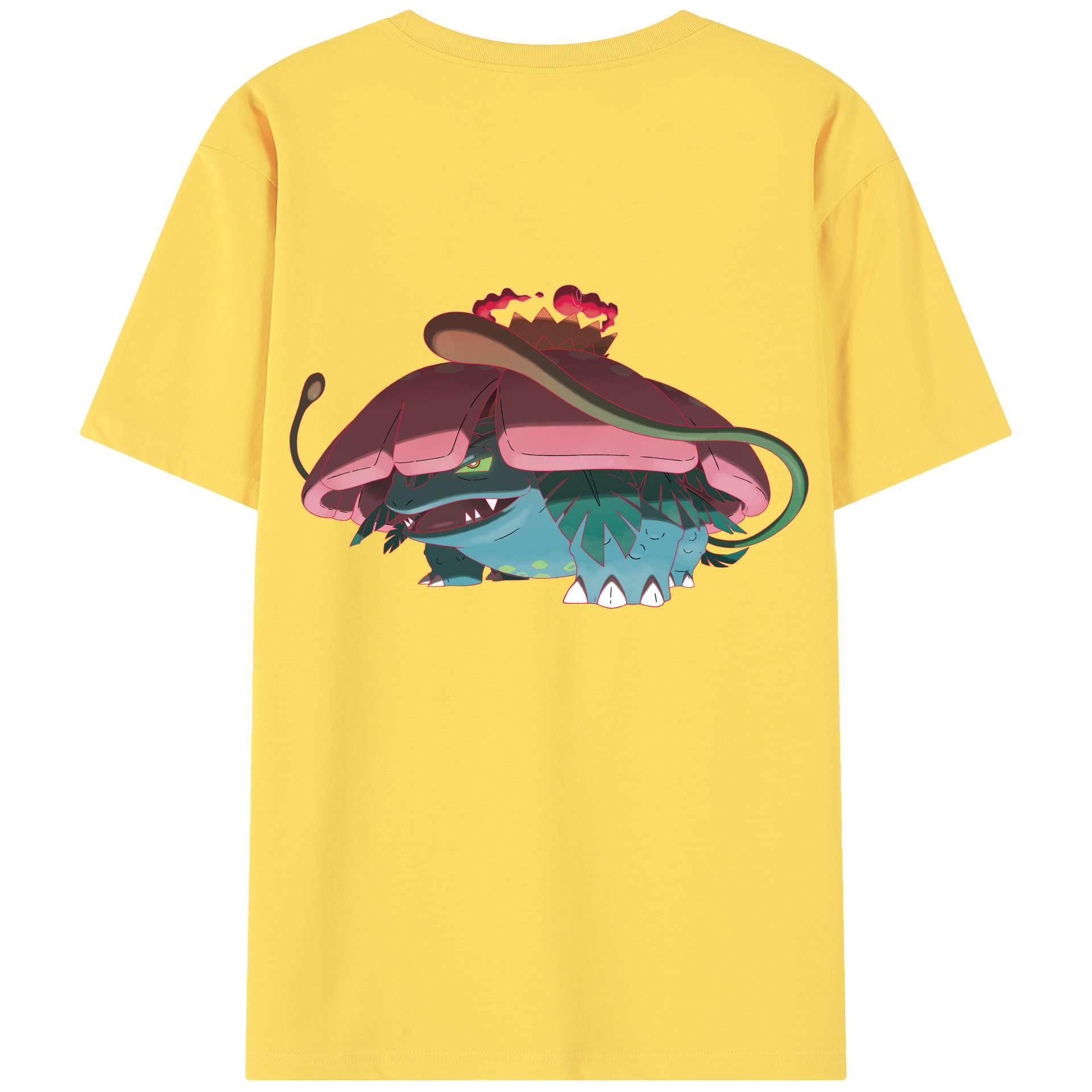 （画像用） ポケットモンスター Pokémon 綿100％半袖Tシャツ（背面プリント）