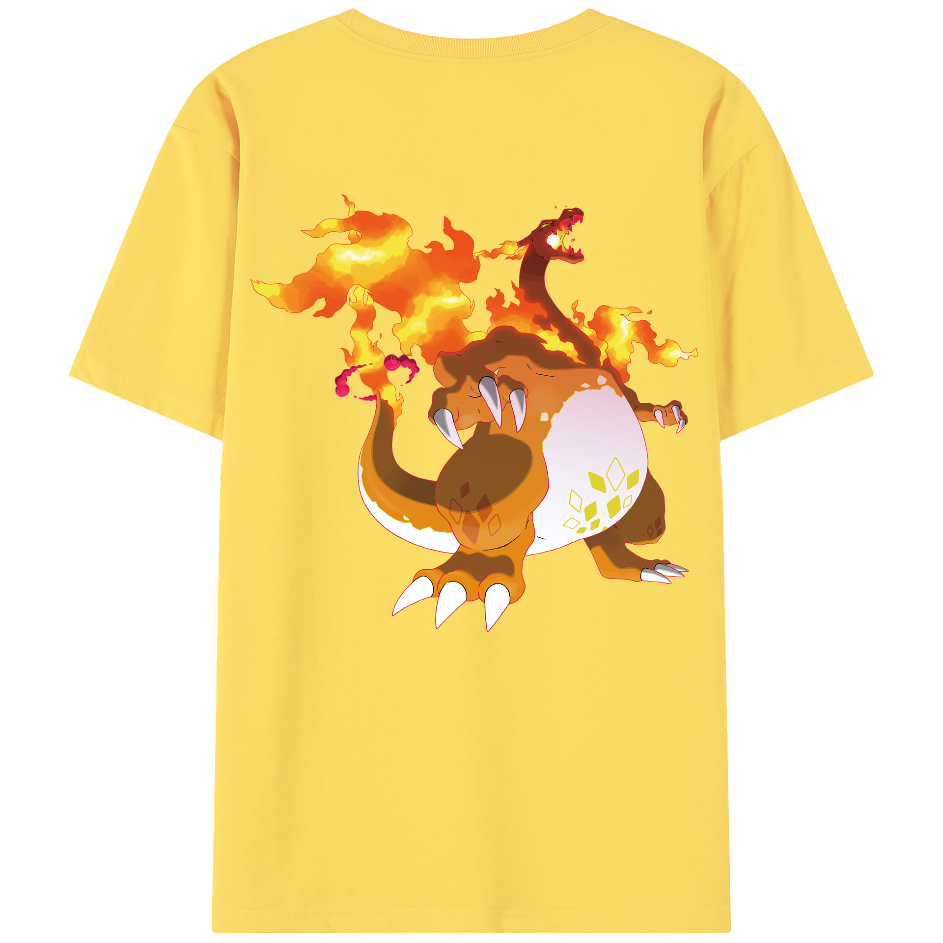 （画像用） ポケットモンスター Pokémon 綿100％半袖Tシャツ（背面プリント）