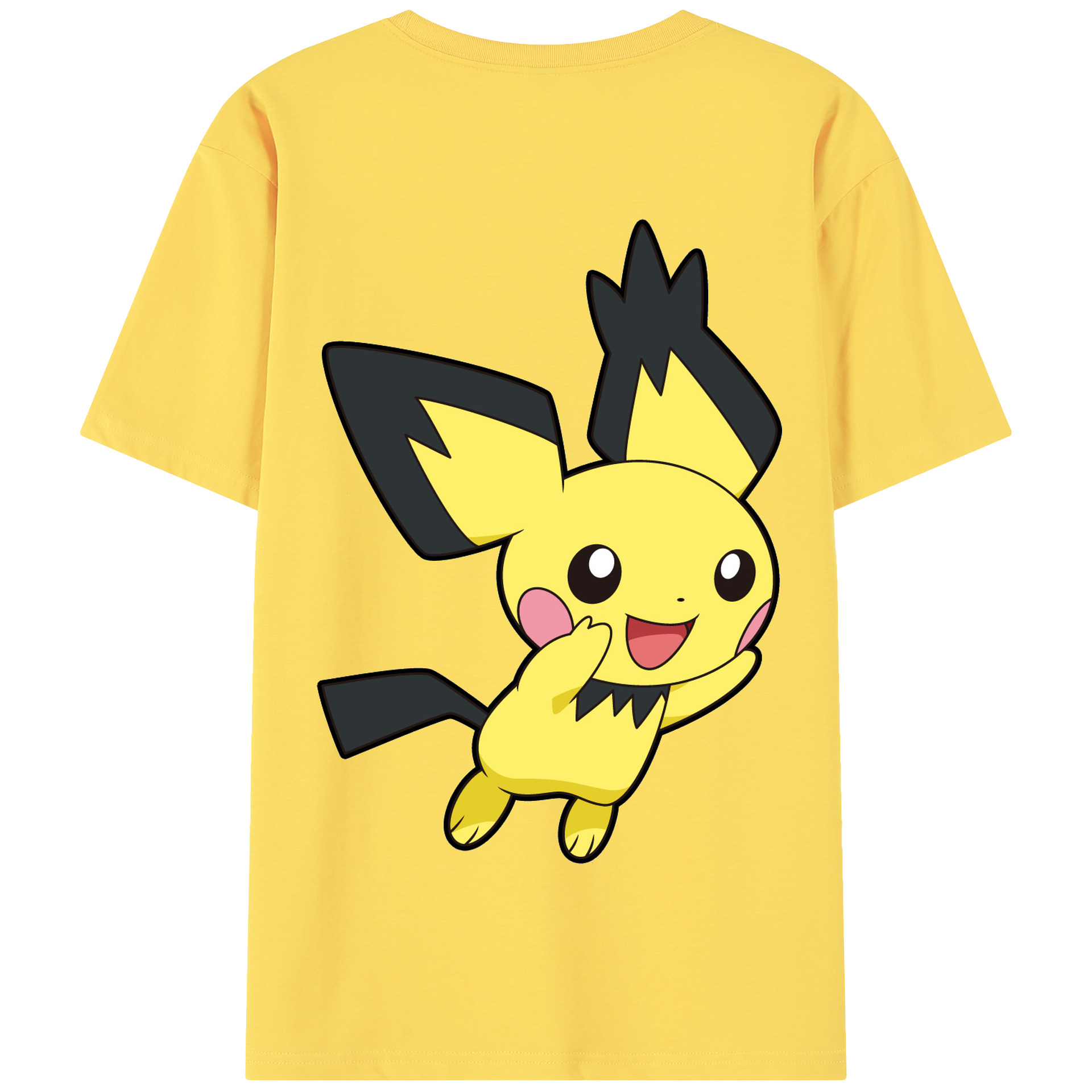 （画像用） ポケットモンスター Pokémon 綿100％半袖Tシャツ（背面プリント）