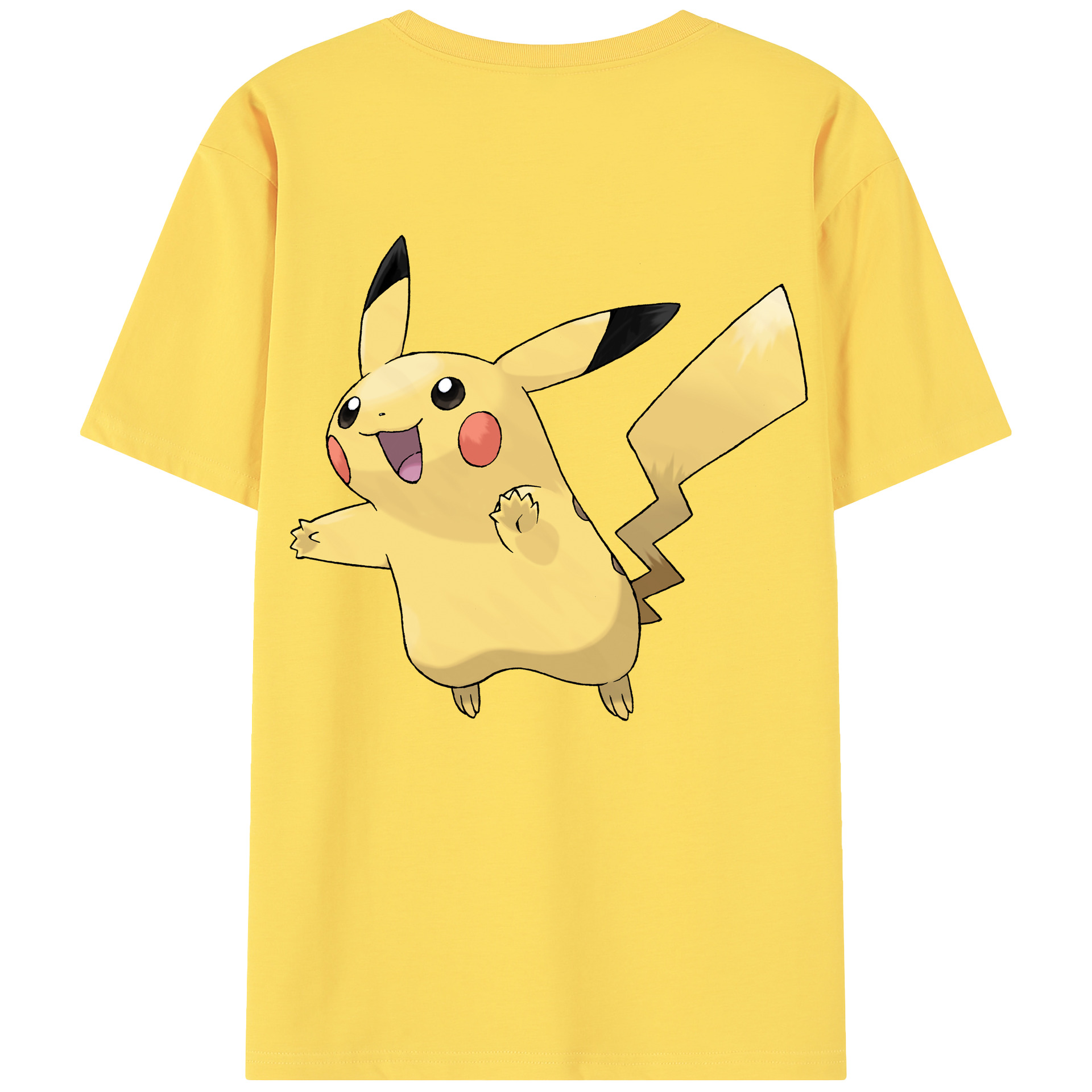 （画像用） ポケットモンスター Pokémon 綿100％半袖Tシャツ（背面プリント）