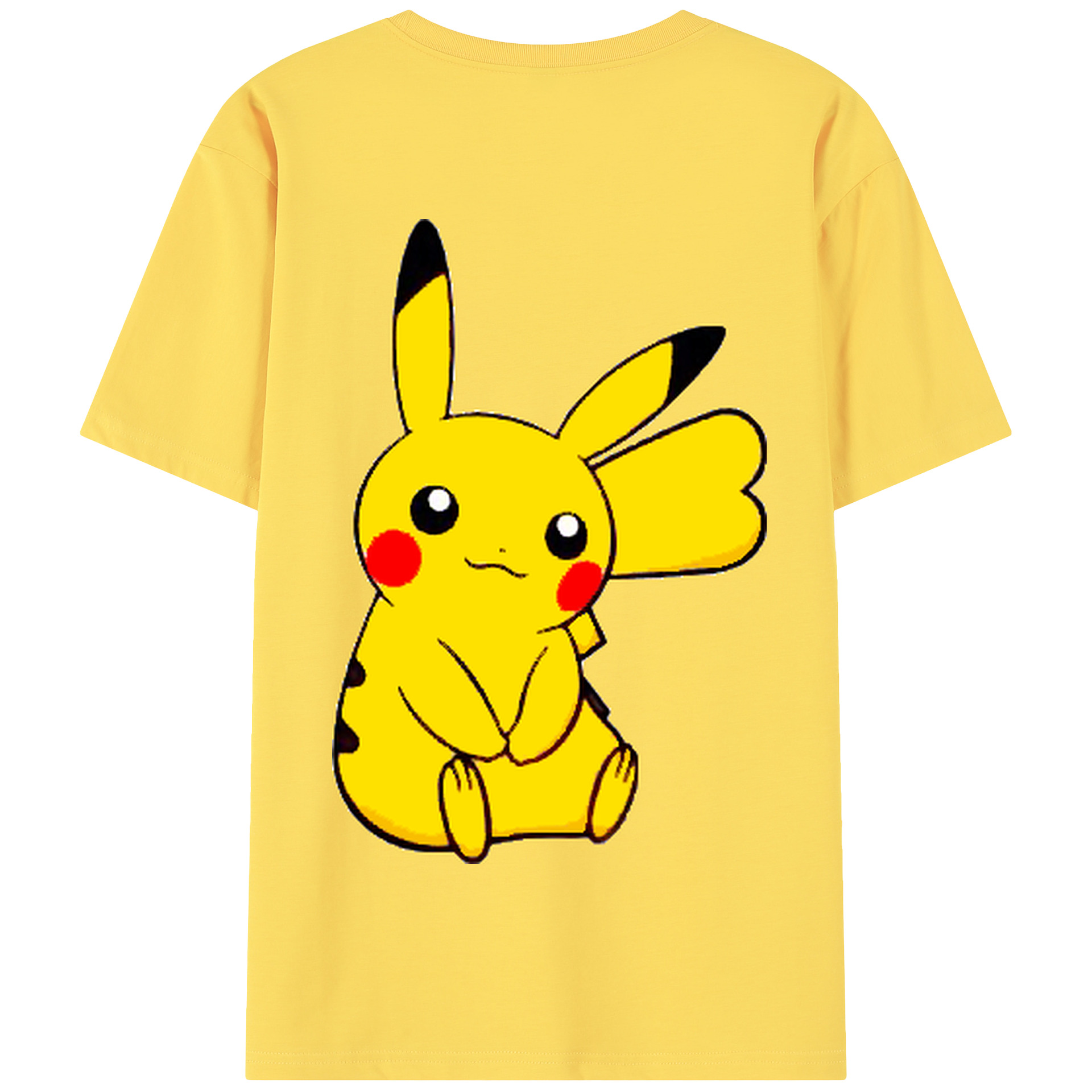 （画像用） ポケットモンスター Pokémon 綿100％半袖Tシャツ（背面プリント）