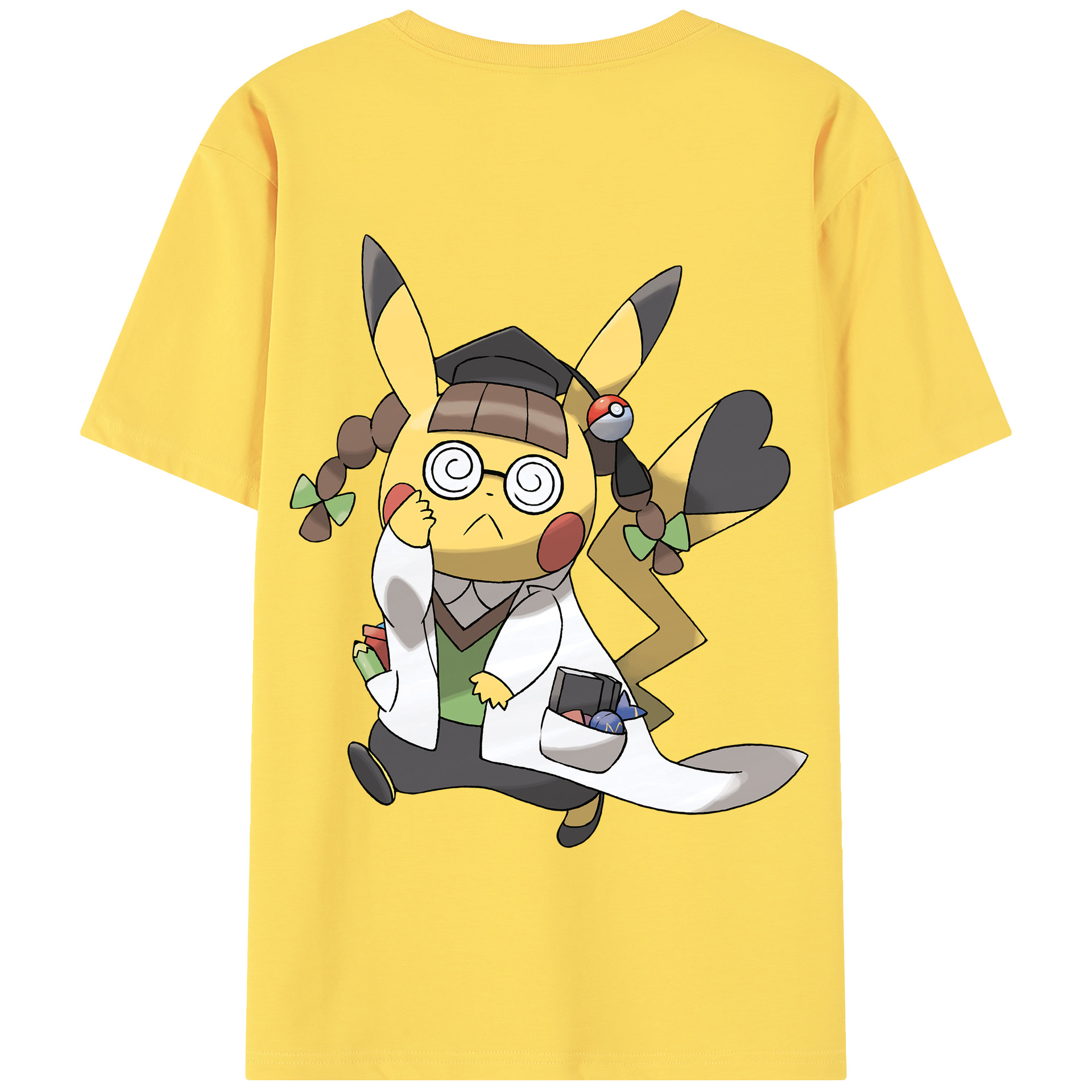 （画像用） ポケットモンスター Pokémon 綿100％半袖Tシャツ（背面プリント）