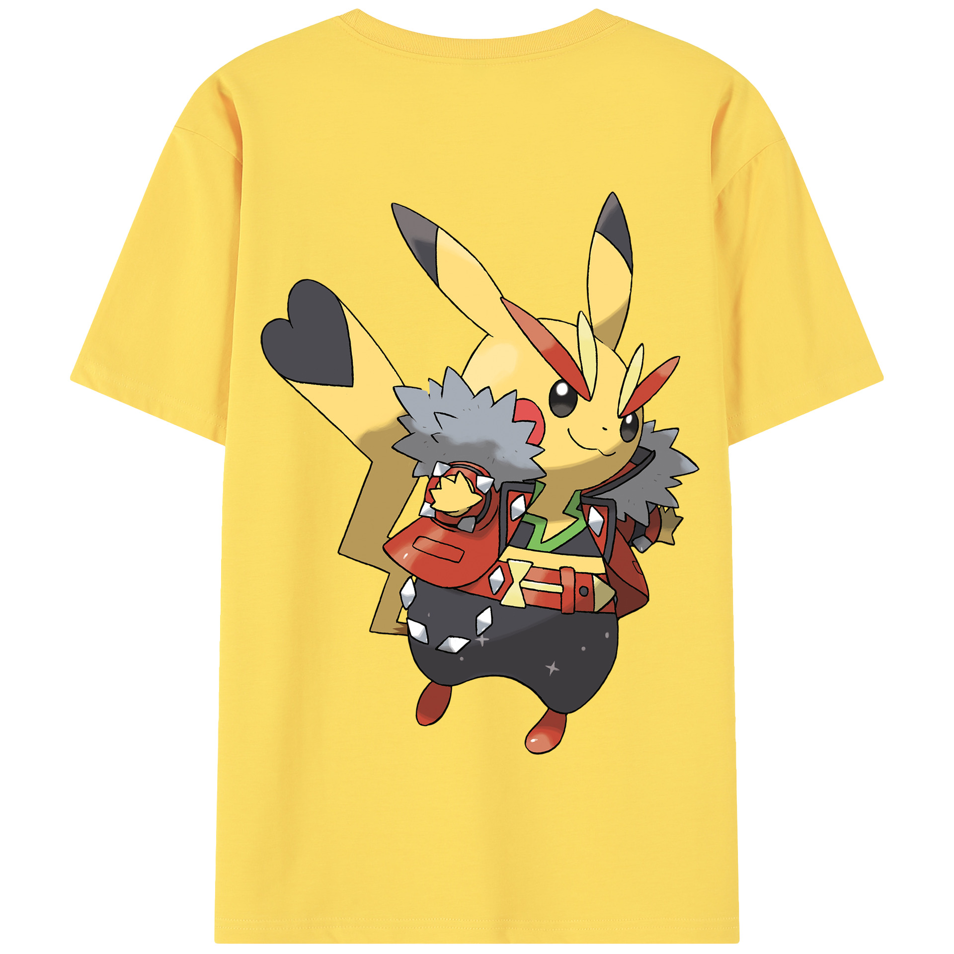 （画像用） ポケットモンスター Pokémon 綿100％半袖Tシャツ（背面プリント）