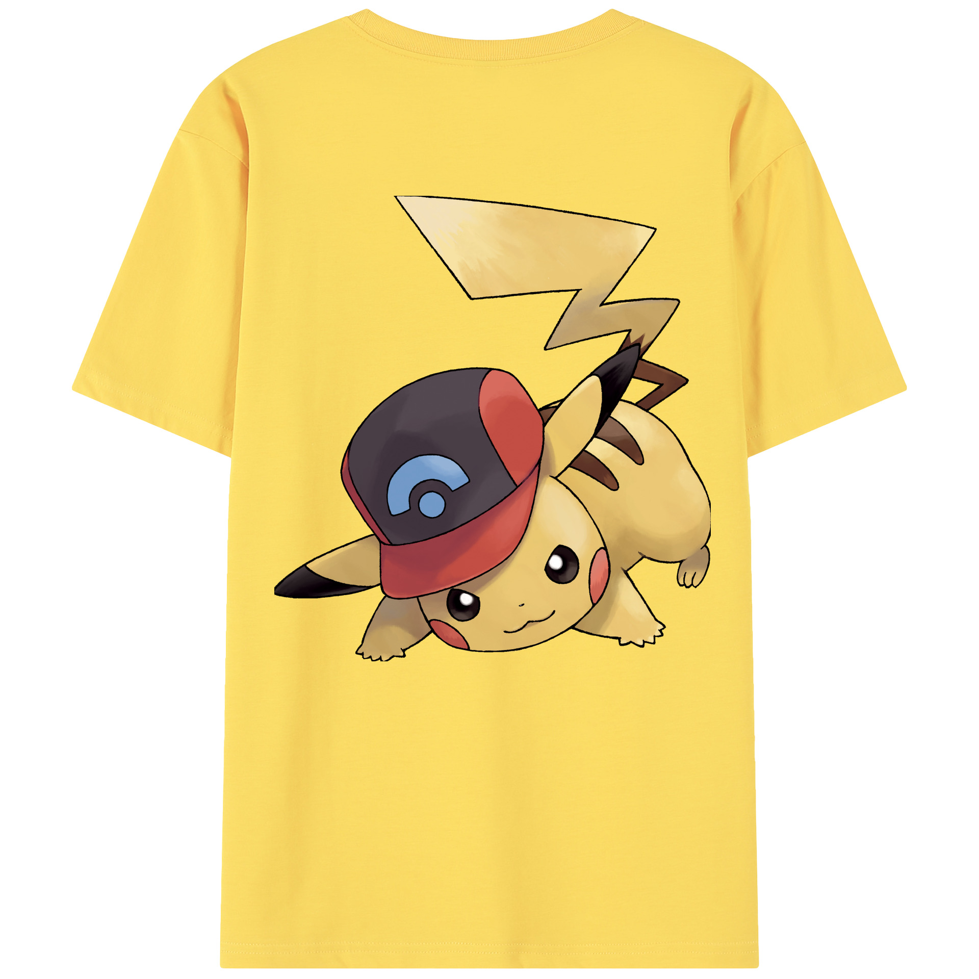 （画像用） ポケットモンスター Pokémon 綿100％半袖Tシャツ（背面プリント）