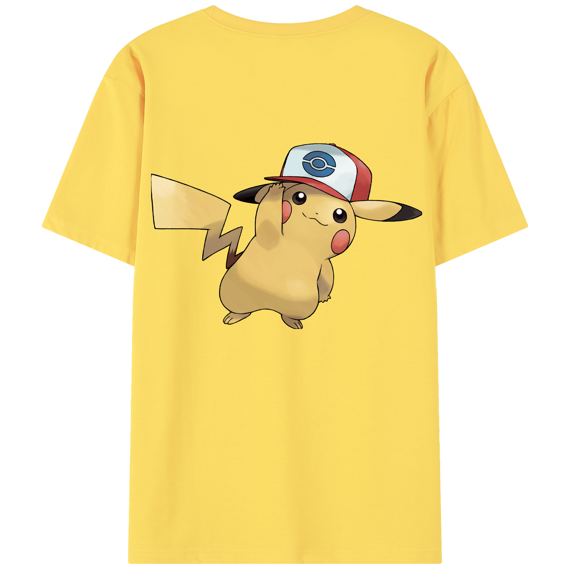 （画像用） ポケットモンスター Pokémon 綿100％半袖Tシャツ（背面プリント）