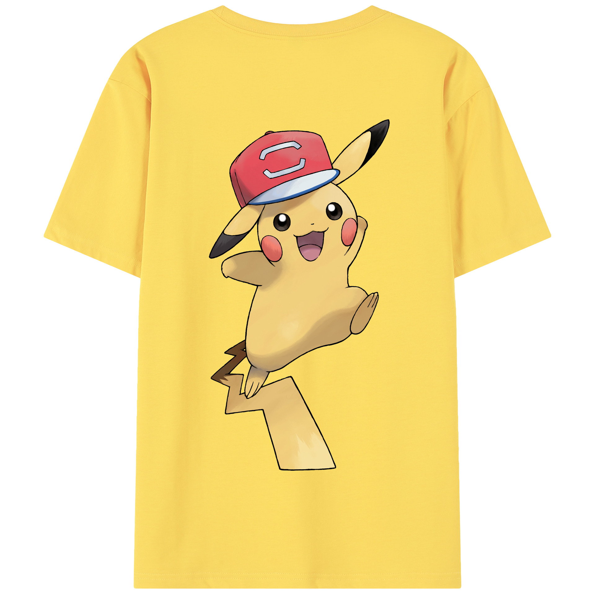（画像用） ポケットモンスター Pokémon 綿100％半袖Tシャツ（背面プリント）