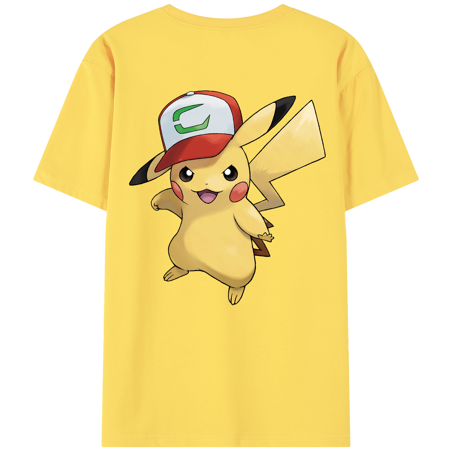 （画像用） ポケットモンスター Pokémon 綿100％半袖Tシャツ（背面プリント）
