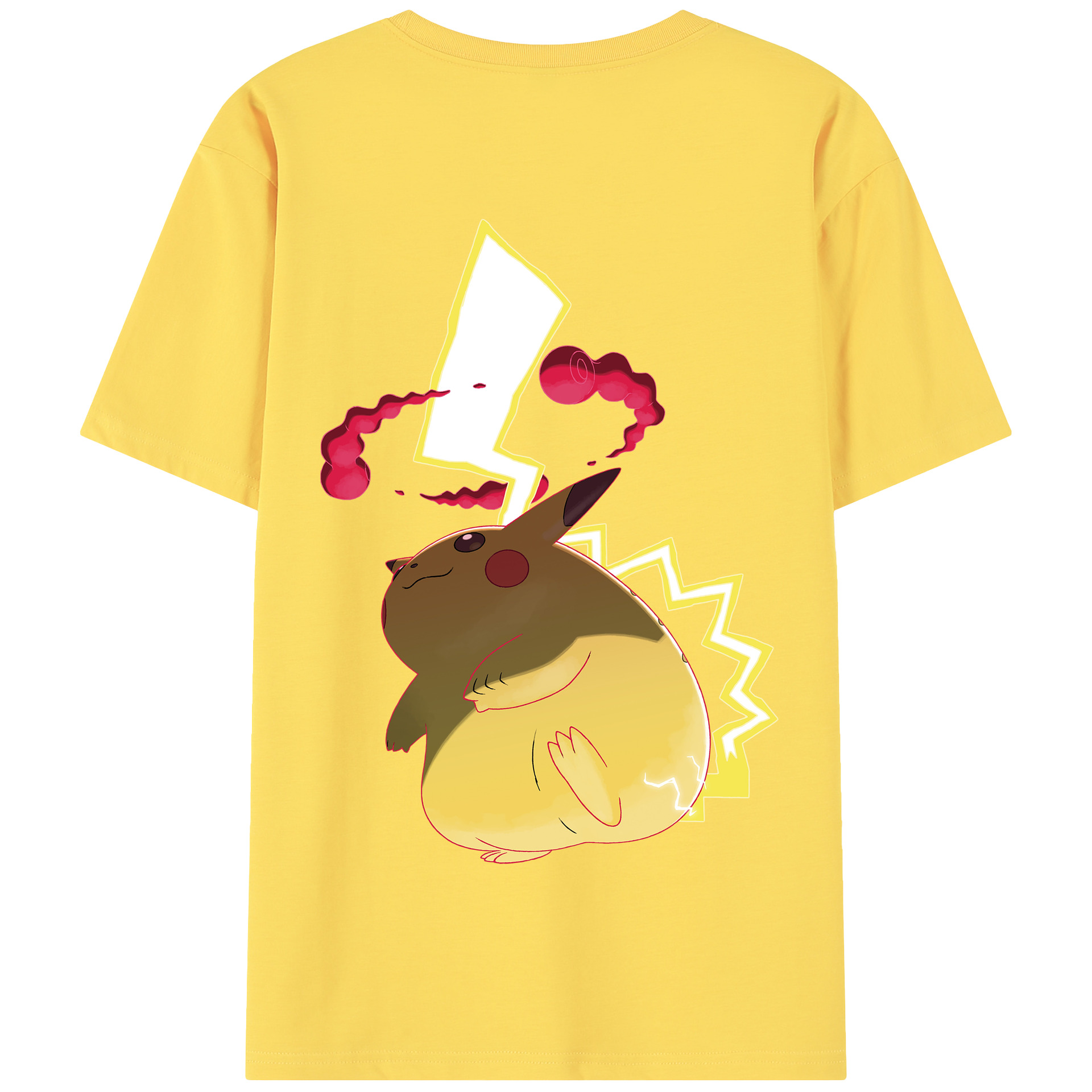 （画像用） ポケットモンスター Pokémon 綿100％半袖Tシャツ（背面プリント）