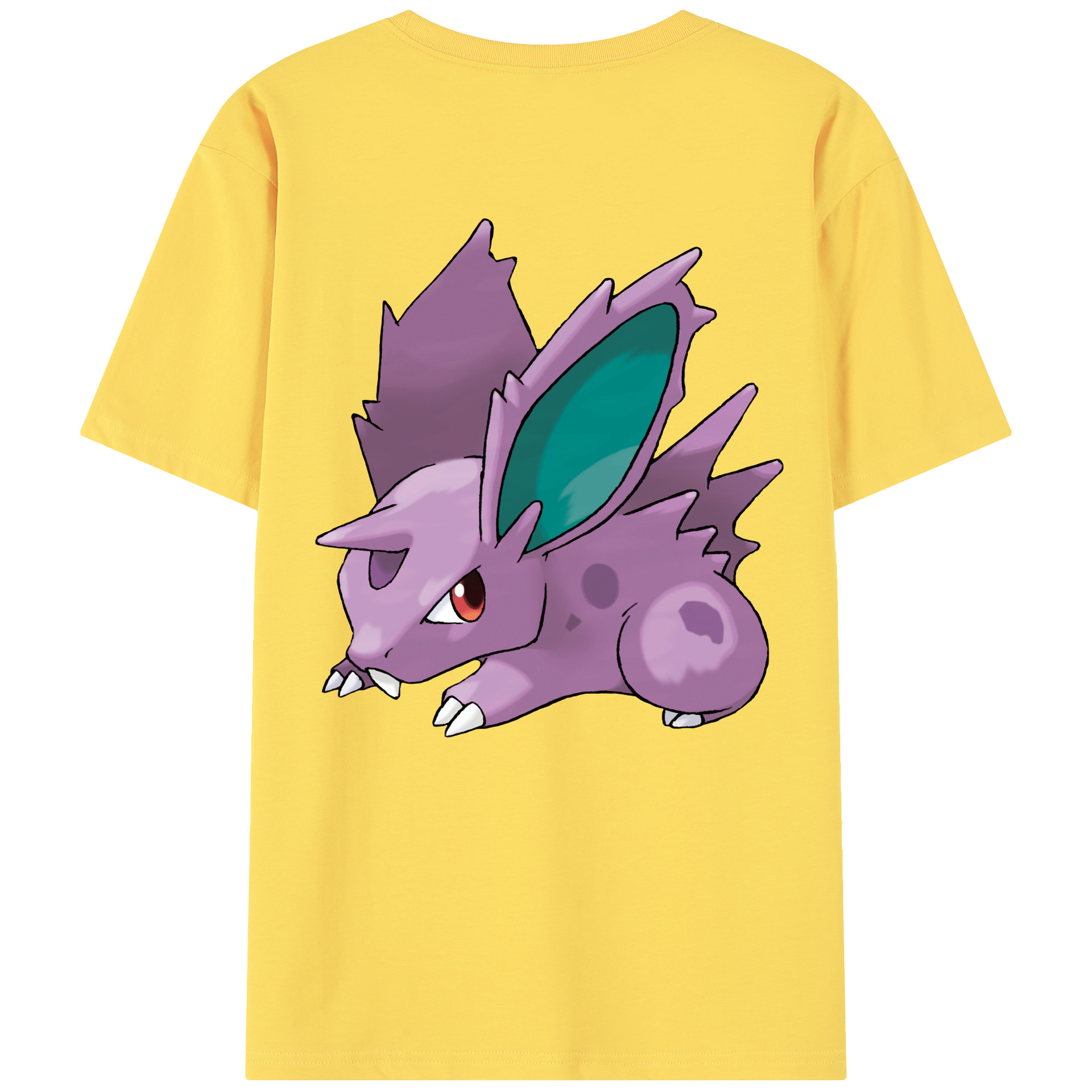 （画像用） ポケットモンスター Pokémon 綿100％半袖Tシャツ（背面プリント）