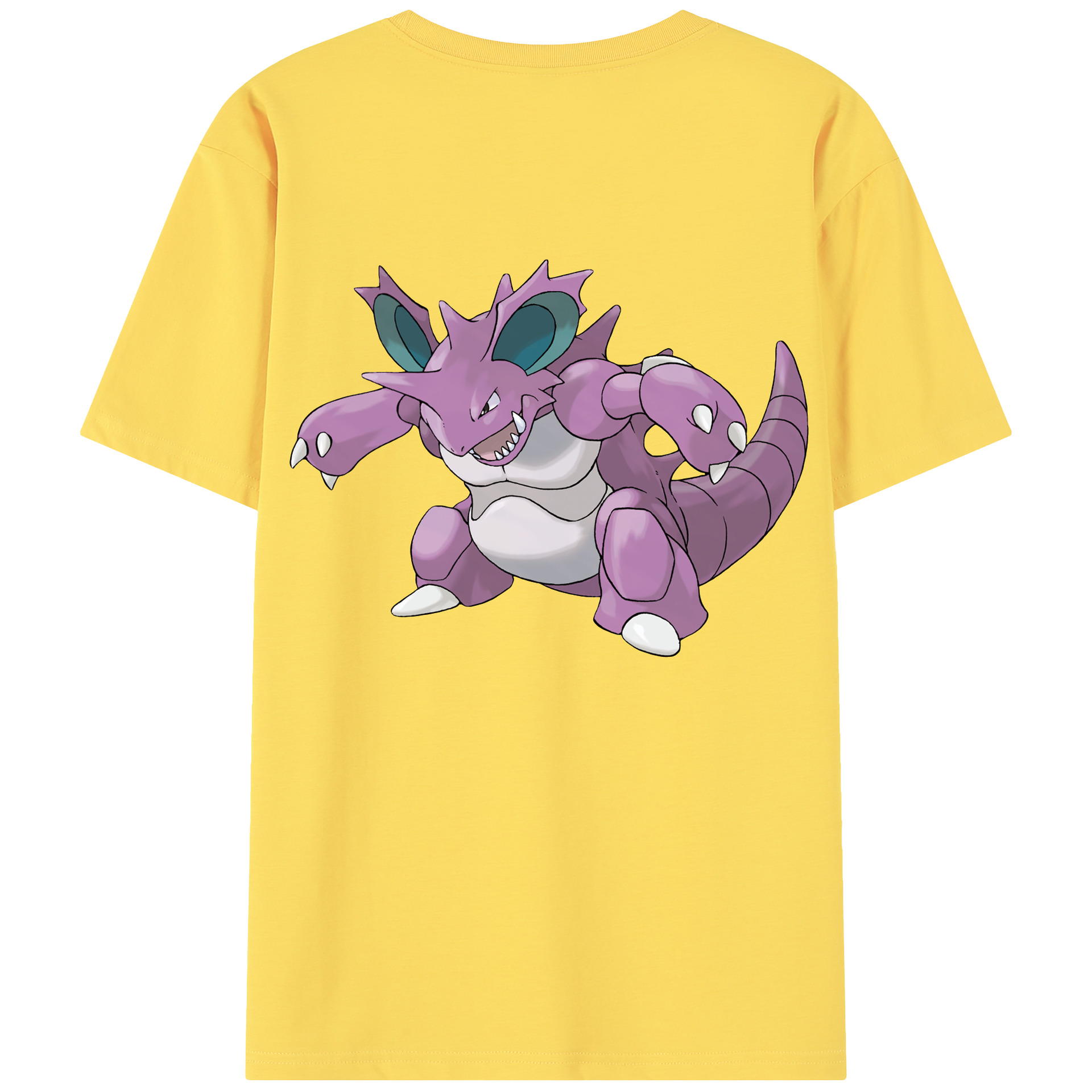 （画像用） ポケットモンスター Pokémon 綿100％半袖Tシャツ（背面プリント）