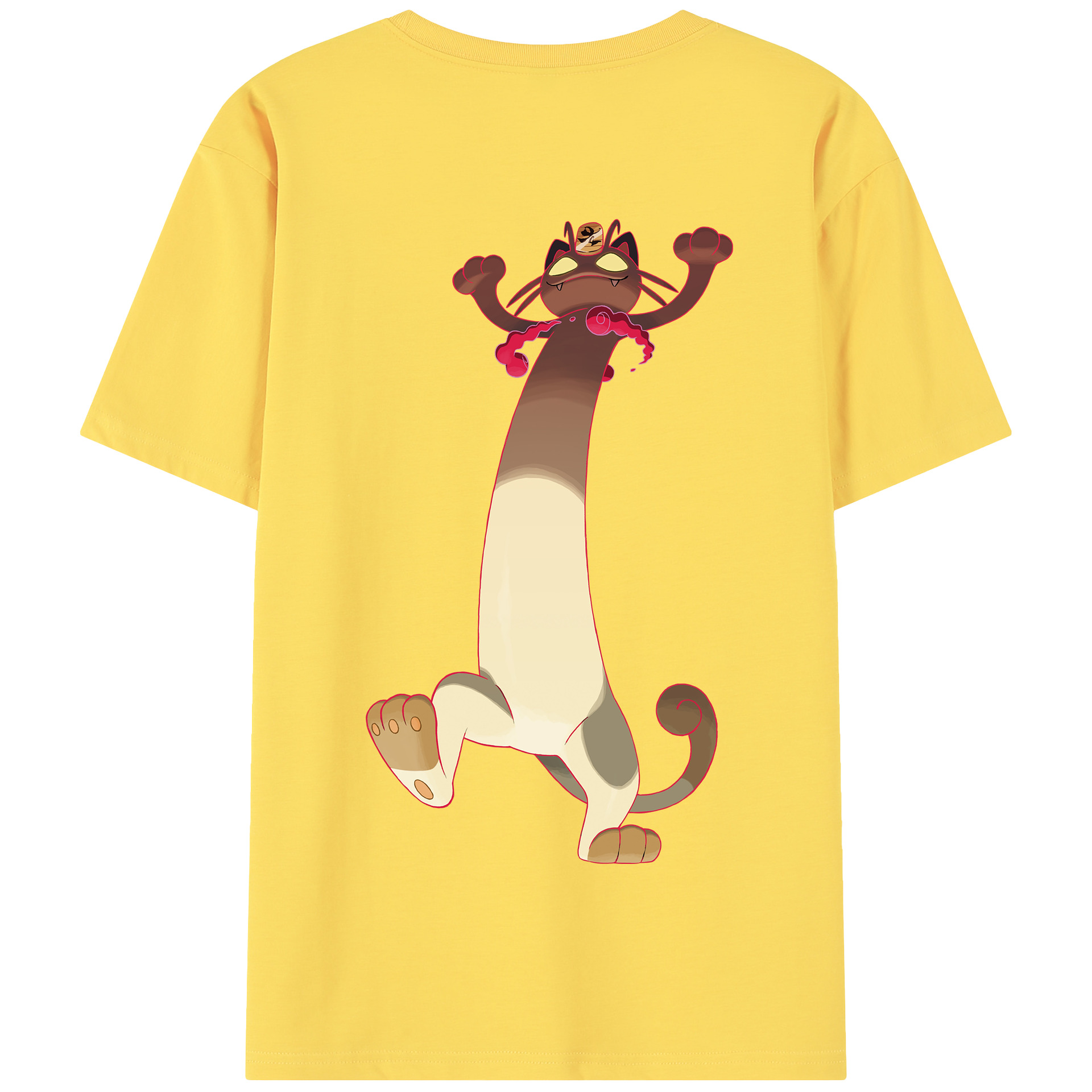 （画像用） ポケットモンスター Pokémon 綿100％半袖Tシャツ（背面プリント）