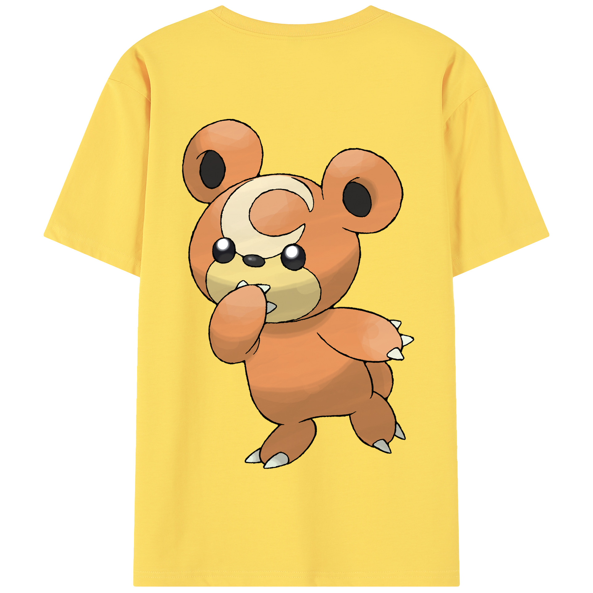 （画像用） ポケットモンスター Pokémon 綿100％半袖Tシャツ（背面プリント）