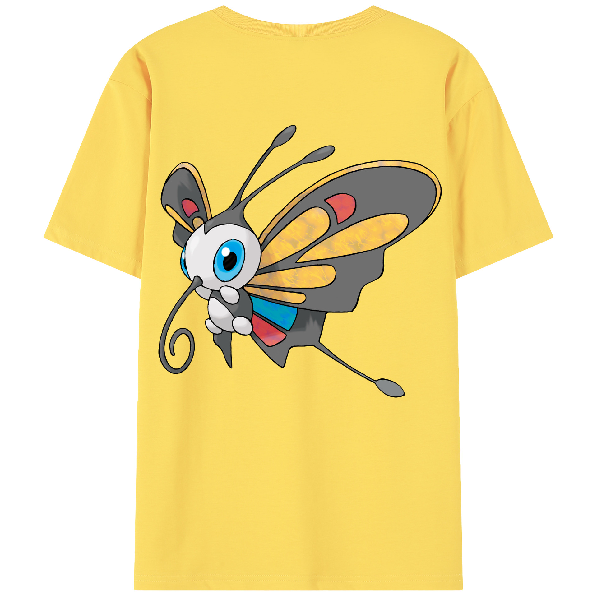 （画像用） ポケットモンスター Pokémon 綿100％半袖Tシャツ（背面プリント）