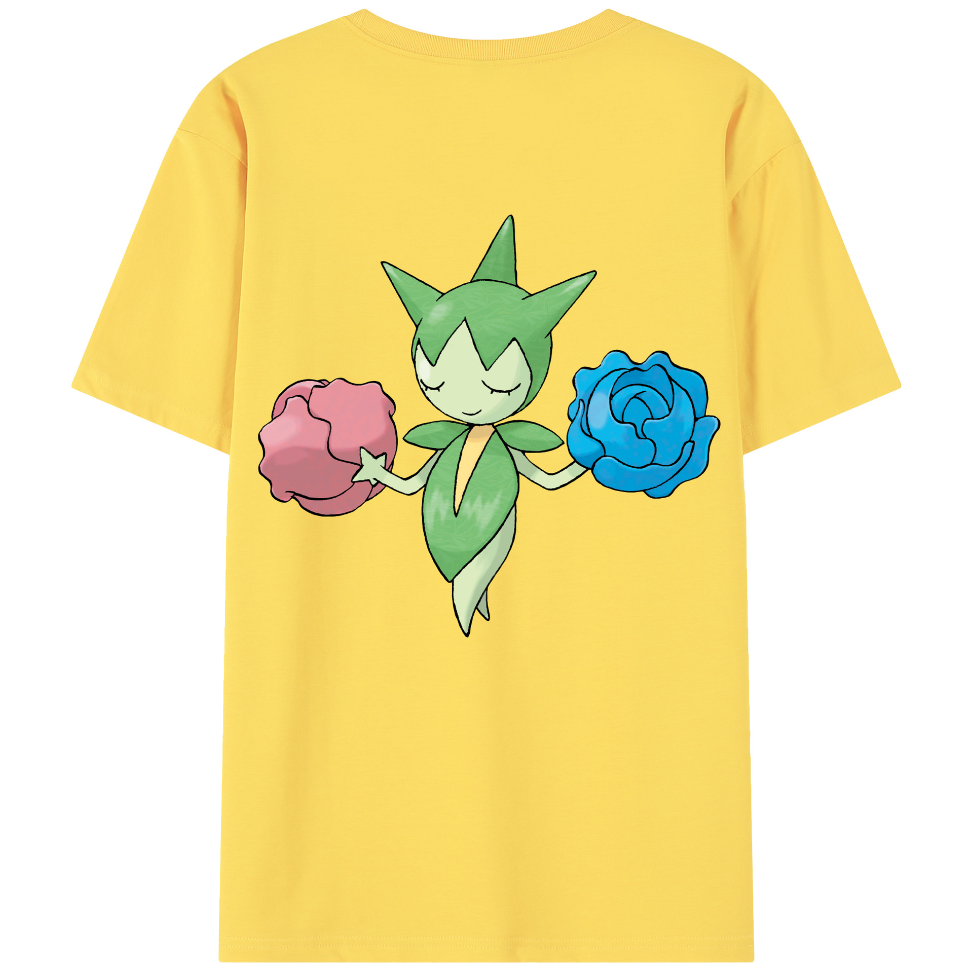 （画像用） ポケットモンスター Pokémon 綿100％半袖Tシャツ（背面プリント）