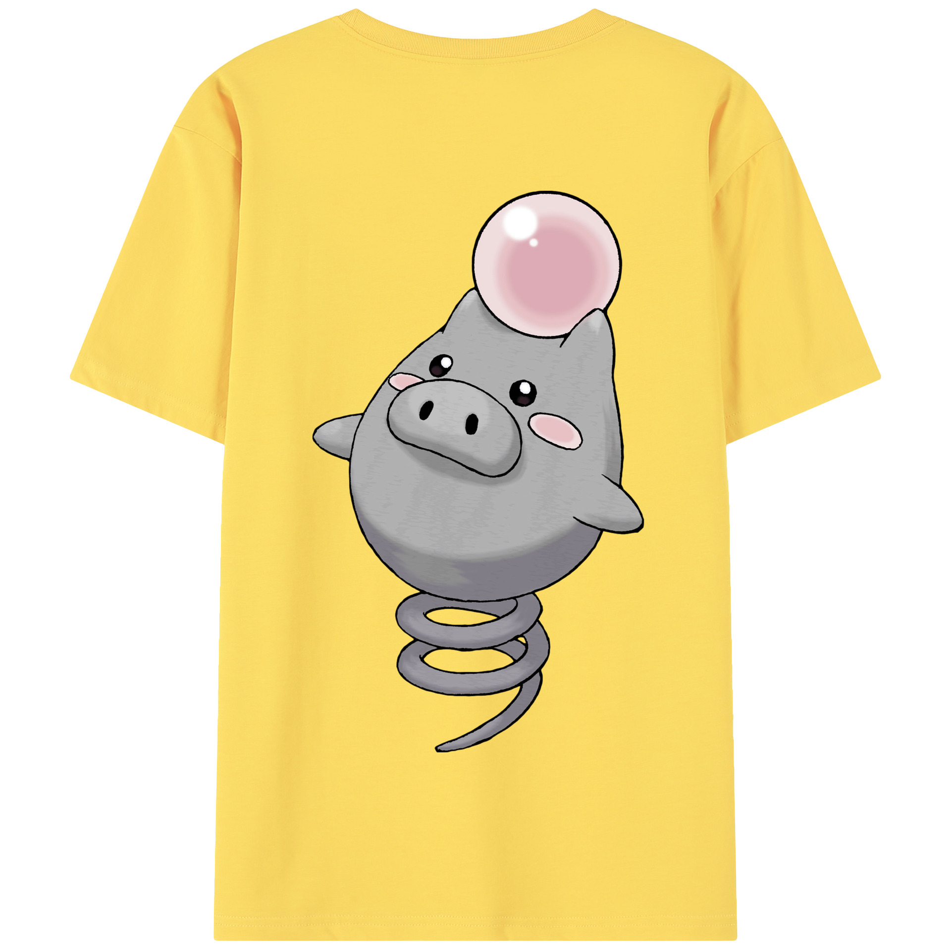 （画像用） ポケットモンスター Pokémon 綿100％半袖Tシャツ（背面プリント）