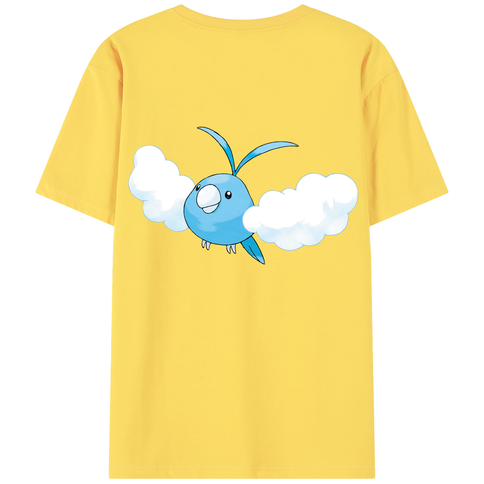 （画像用） ポケットモンスター Pokémon 綿100％半袖Tシャツ（背面プリント）