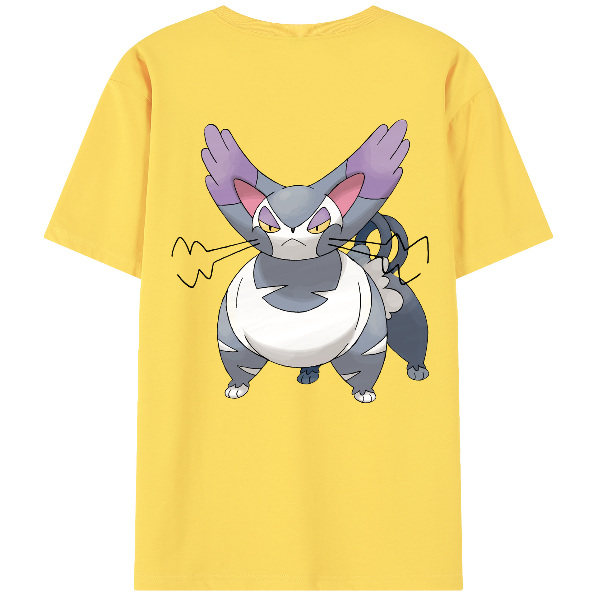 （画像用） ポケットモンスター Pokémon 綿100％半袖Tシャツ（背面プリント）