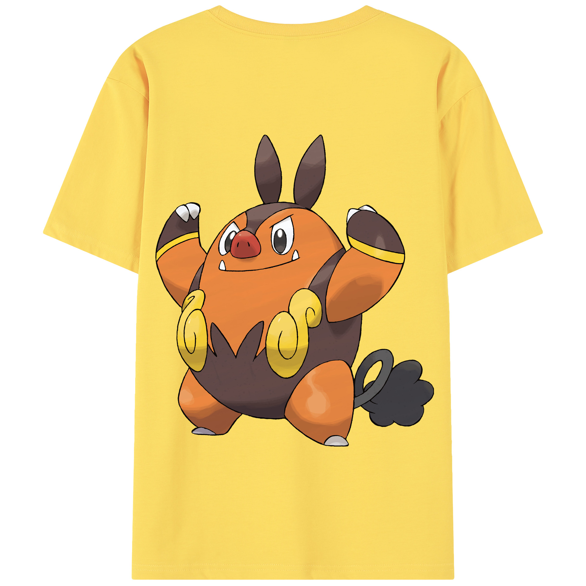 （画像用） ポケットモンスター Pokémon 綿100％半袖Tシャツ（背面プリント）