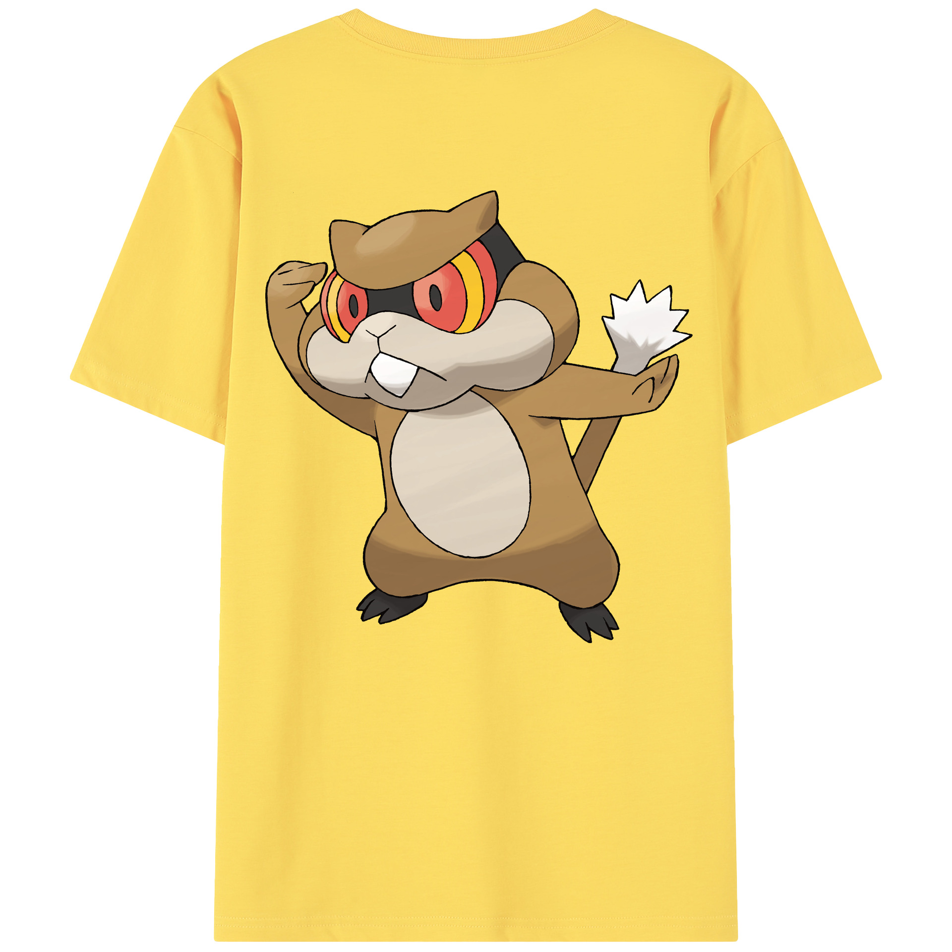 （画像用） ポケットモンスター Pokémon 綿100％半袖Tシャツ（背面プリント）