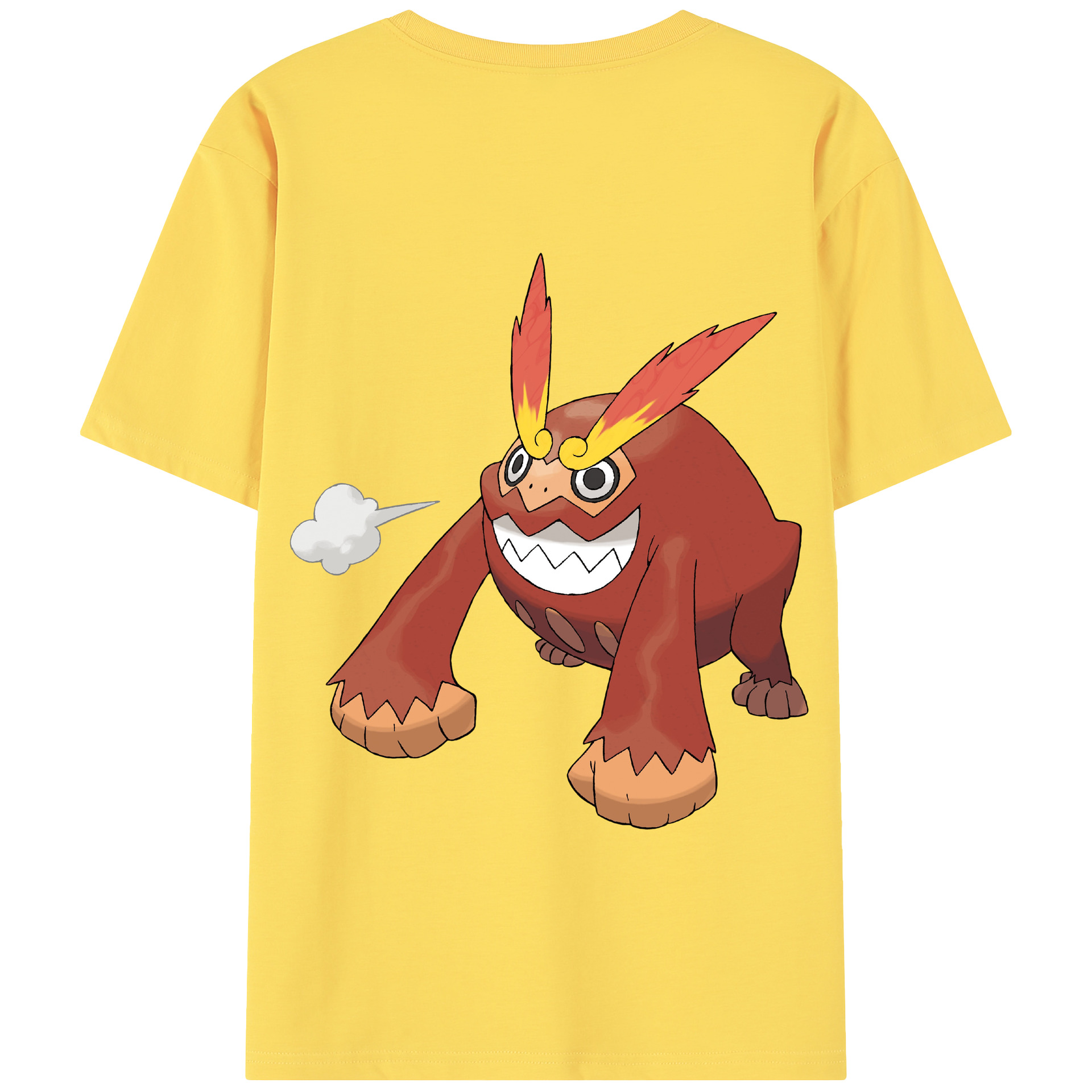 （画像用） ポケットモンスター Pokémon 綿100％半袖Tシャツ（背面プリント）