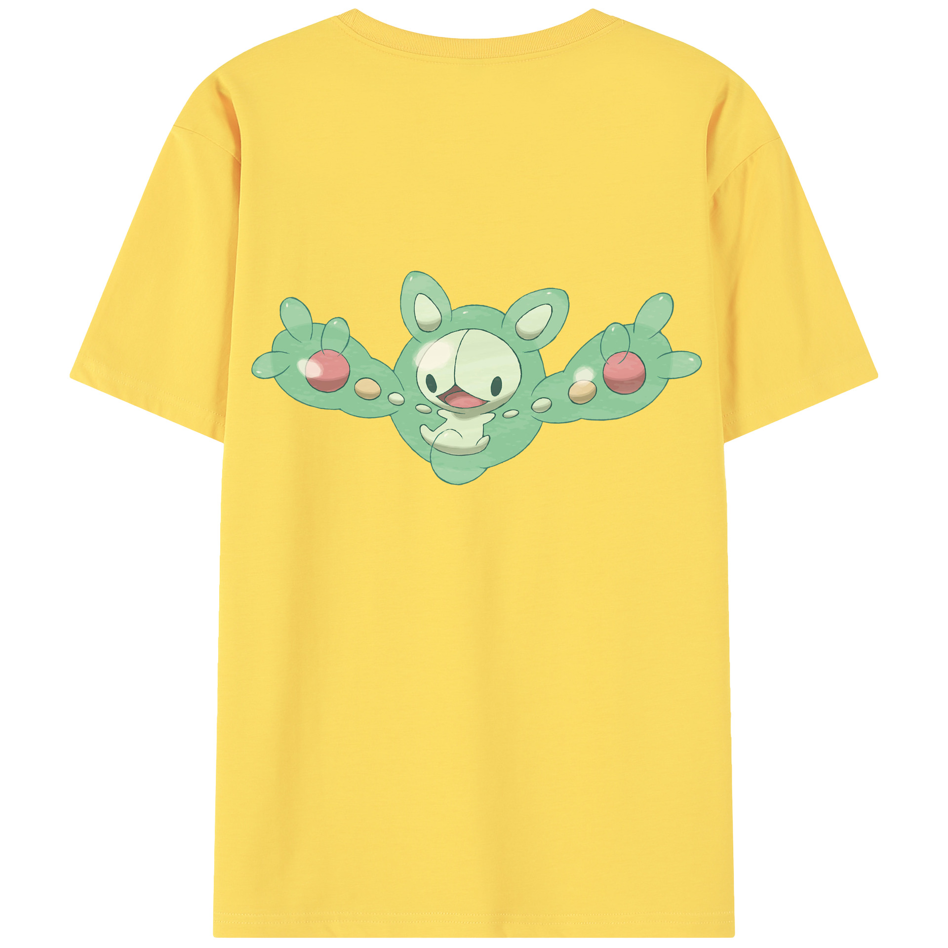 （画像用） ポケットモンスター Pokémon 綿100％半袖Tシャツ（背面プリント）