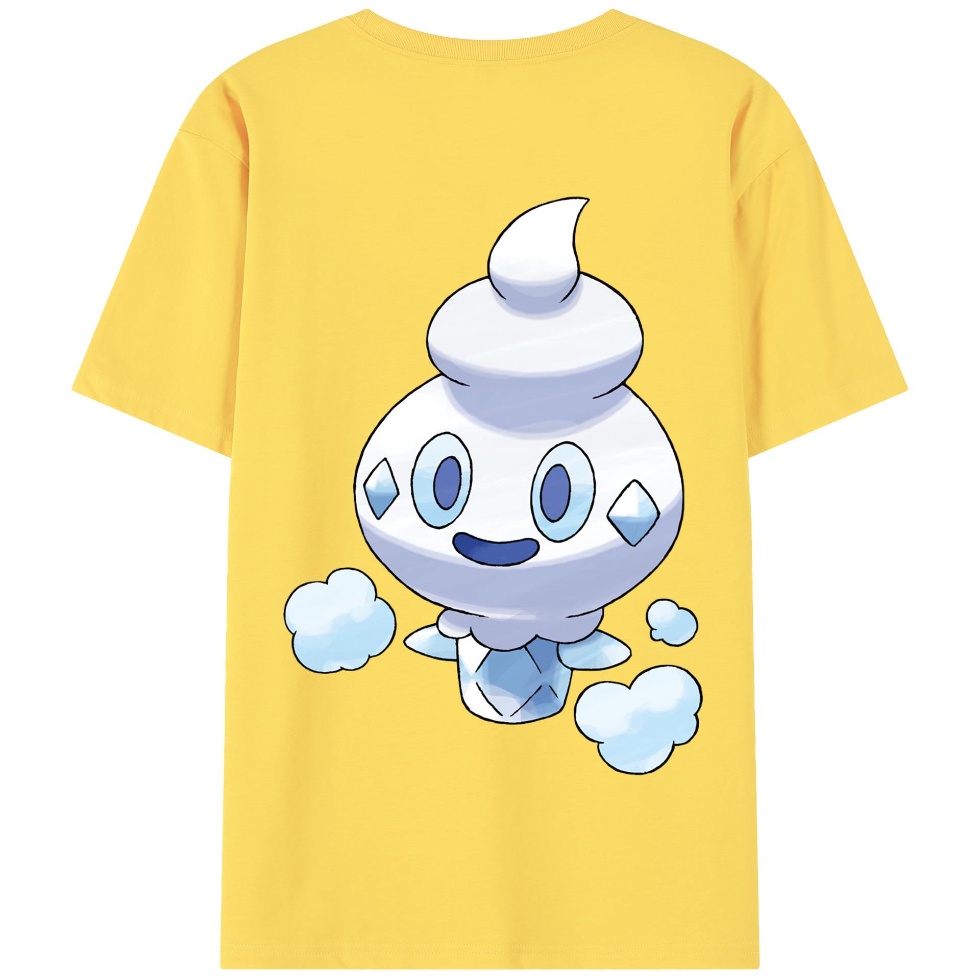 （画像用） ポケットモンスター Pokémon 綿100％半袖Tシャツ（背面プリント）