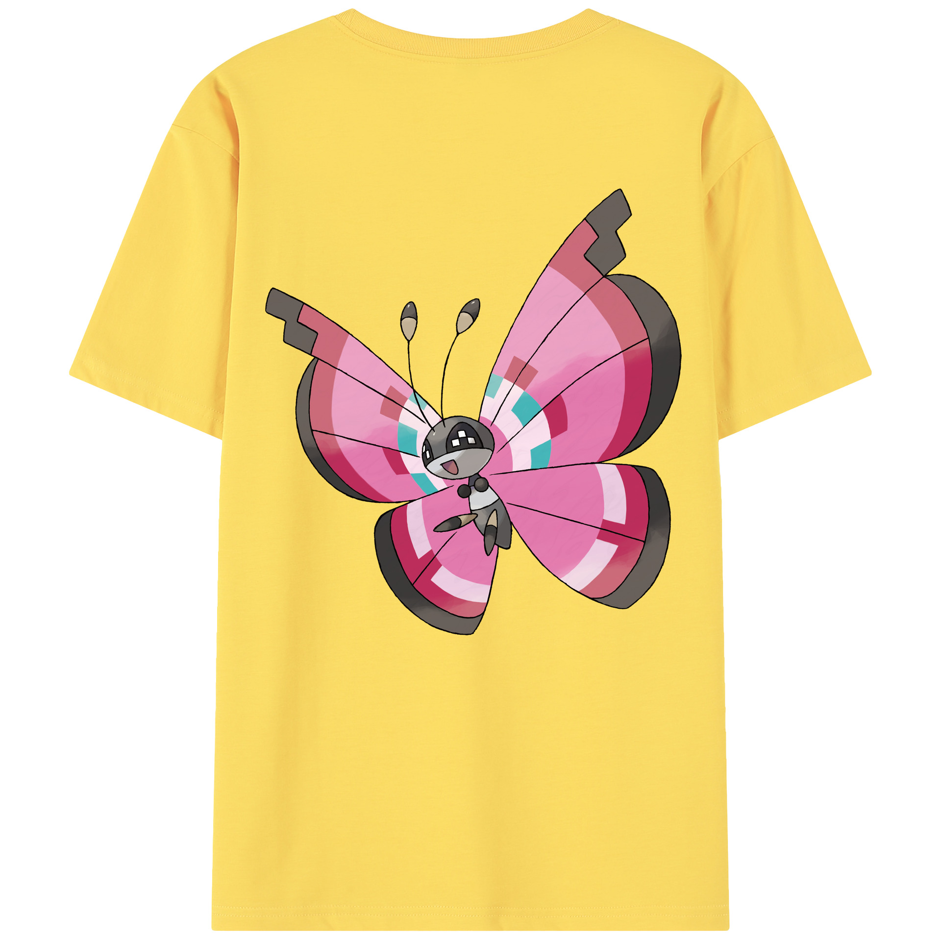 （画像用） ポケットモンスター Pokémon 綿100％半袖Tシャツ（背面プリント）