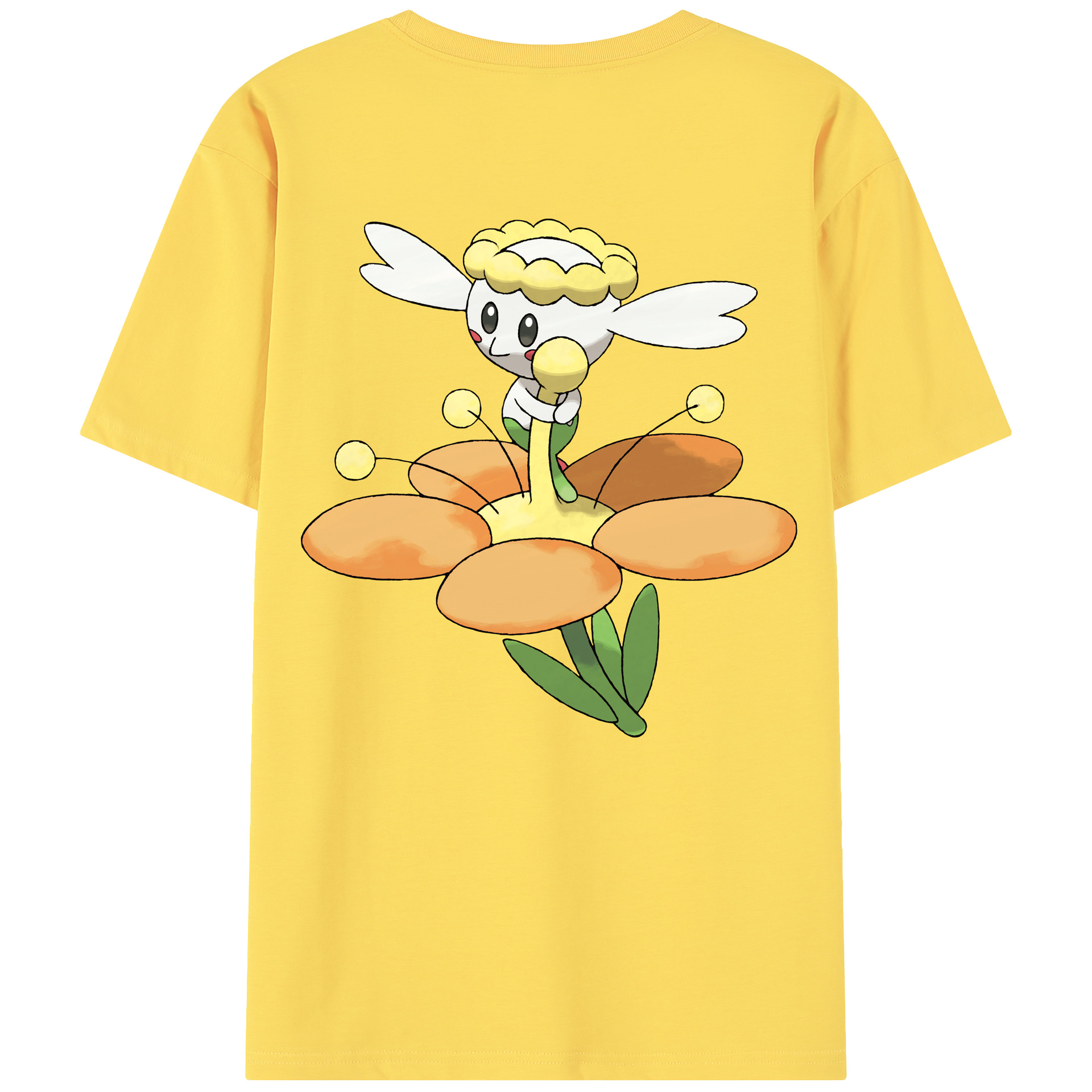 （画像用） ポケットモンスター Pokémon 綿100％半袖Tシャツ（背面プリント）