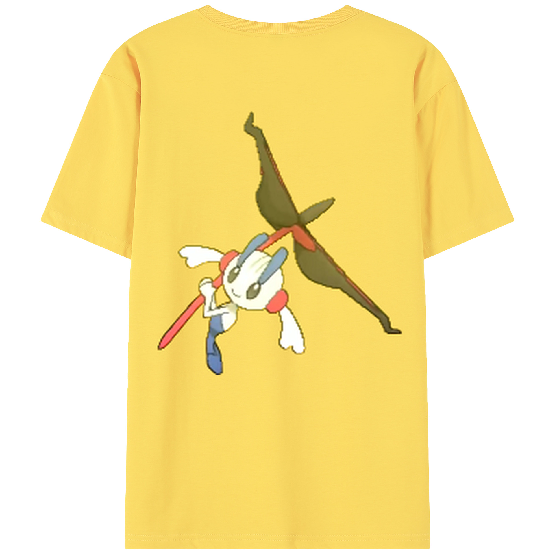 （画像用） ポケットモンスター Pokémon 綿100％半袖Tシャツ（背面プリント）